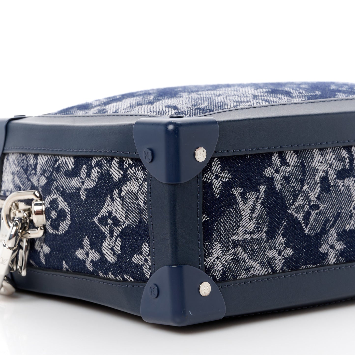 LOUIS VUITTON Monogram Tapestry Soft Trunk Bleu