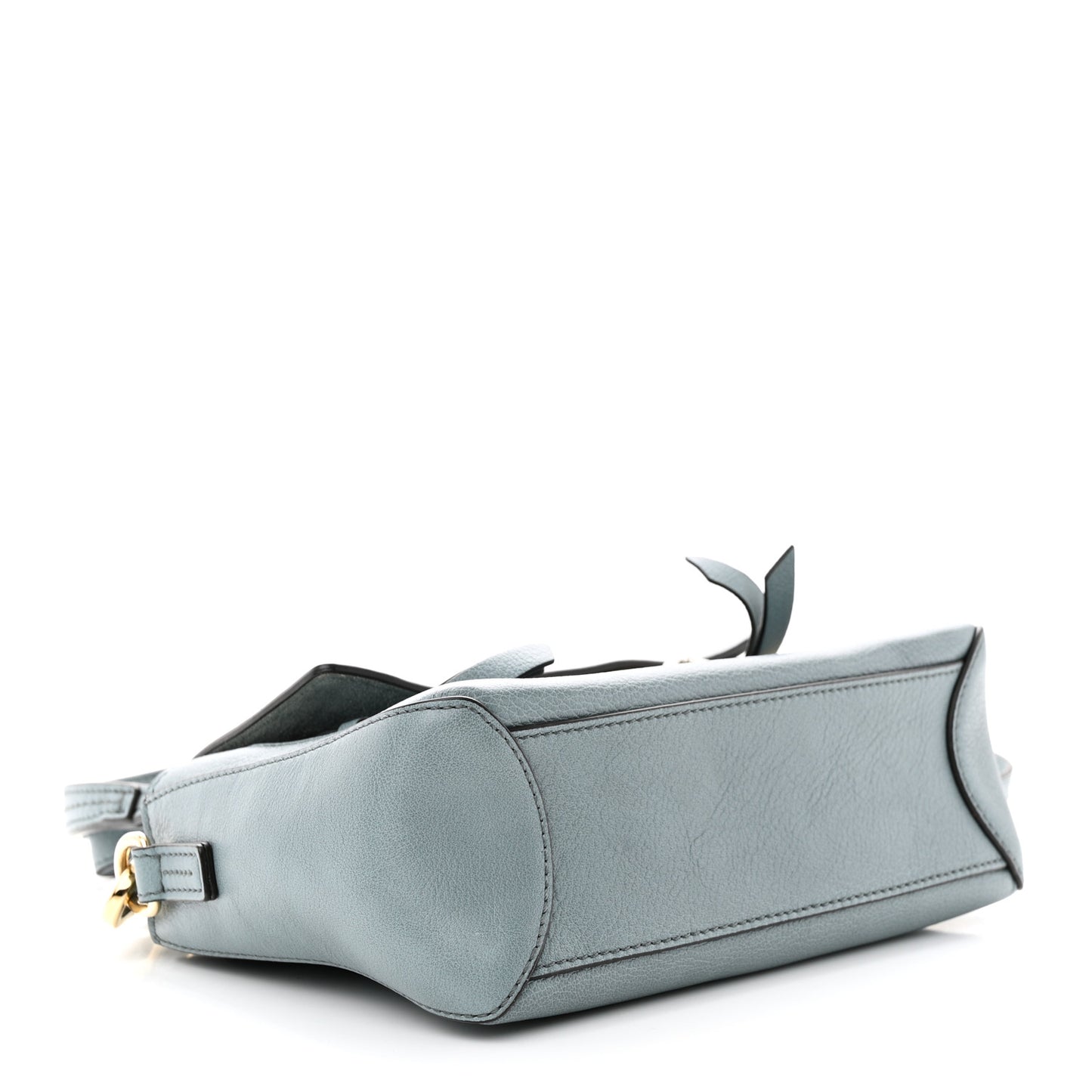 Calfskin Mini Faye Day Shoulder Bag Cloudy Blue