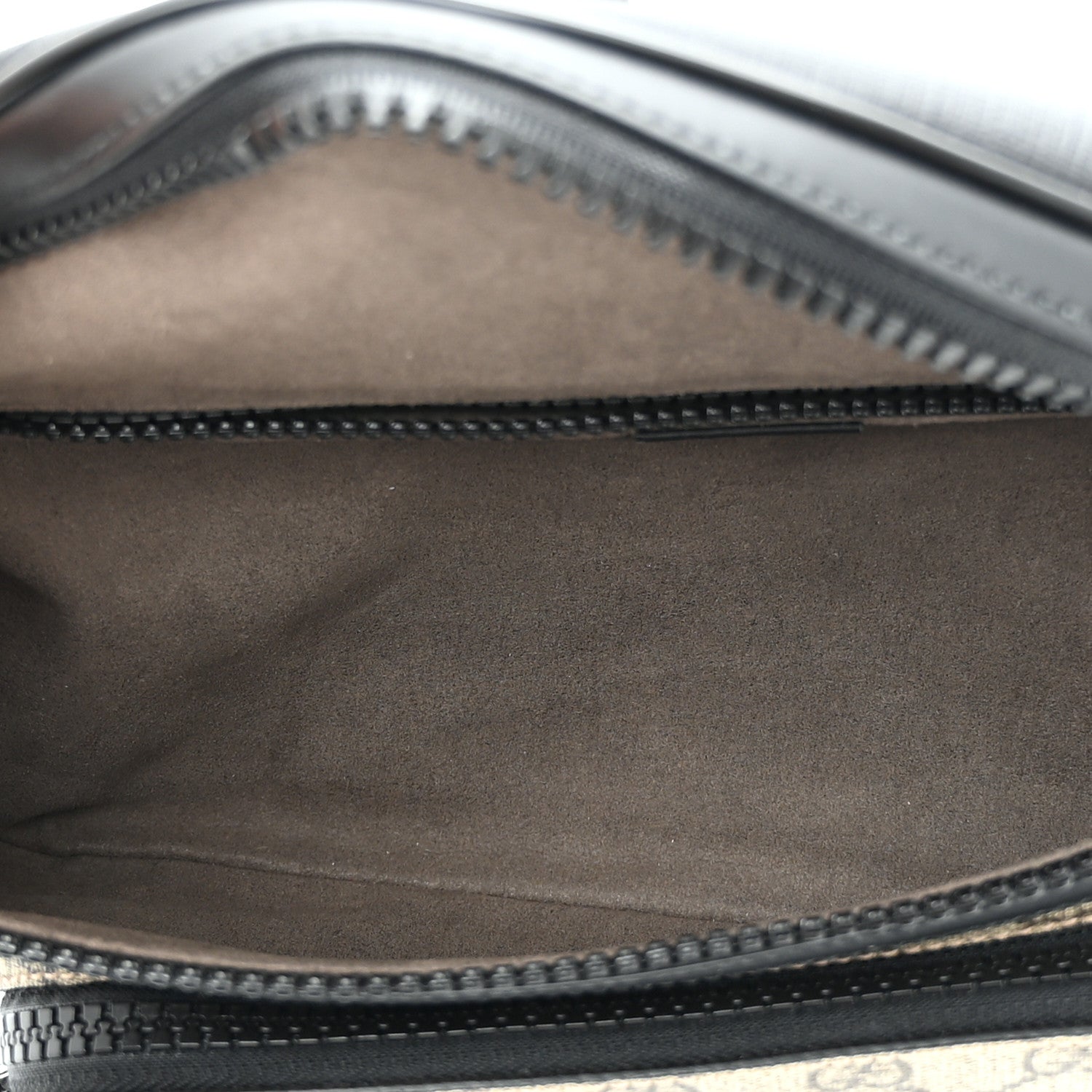 Gucci GG Supreme Monogram Belt Bag Black 5 of 9