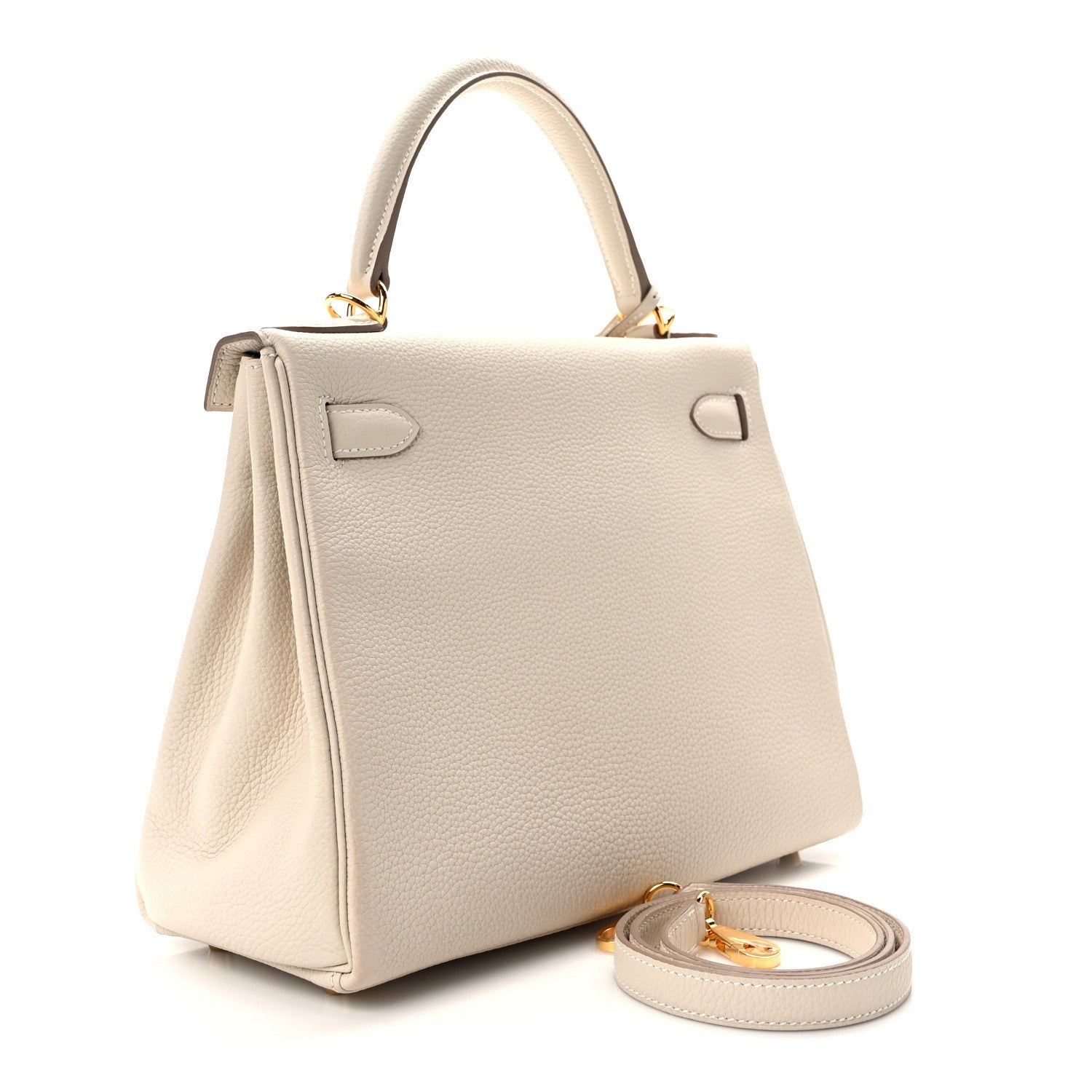 Hermes Togo Kelly Retourne 28 Craie 4 of 12