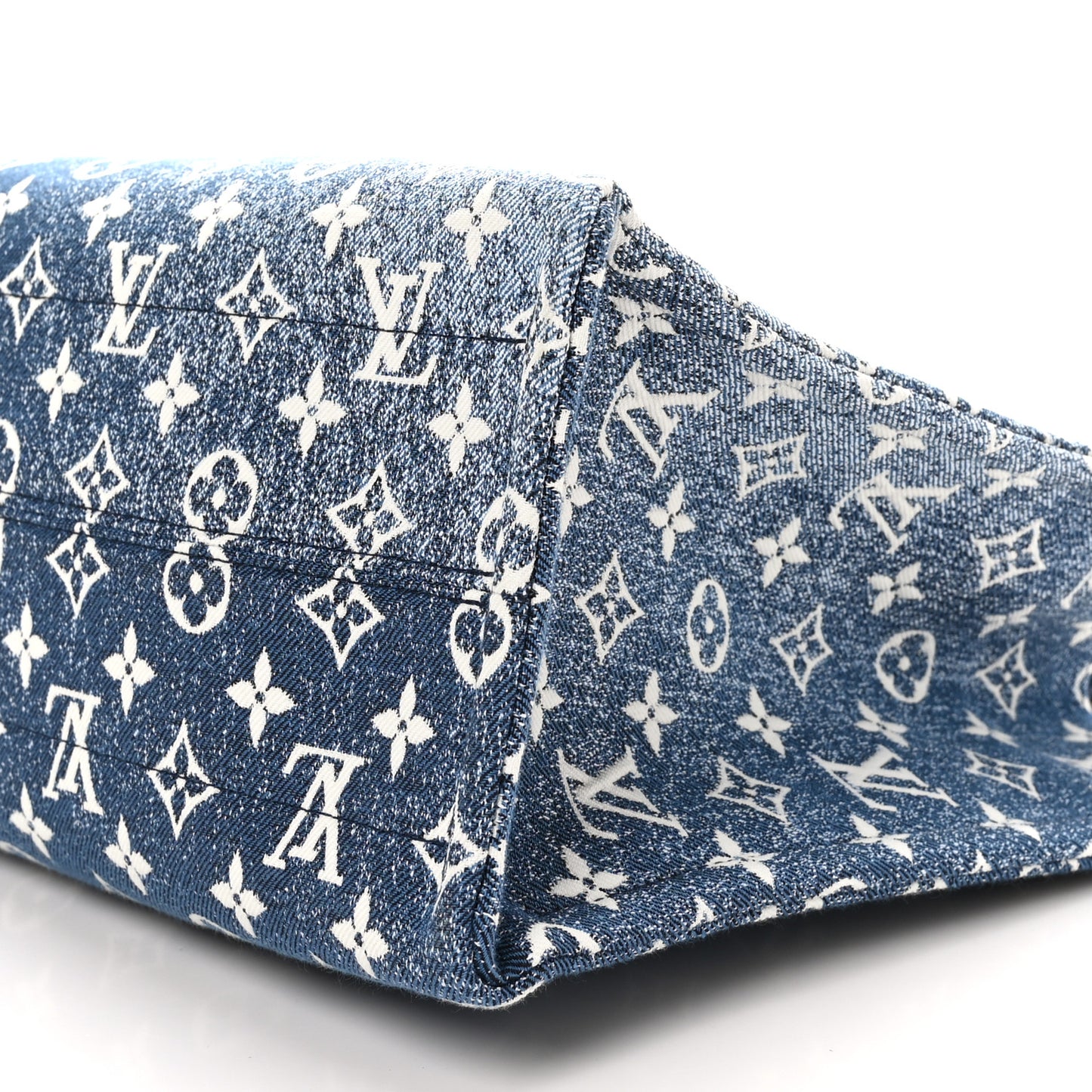 Monogram Jacquard Denim Onthego MM Bleu