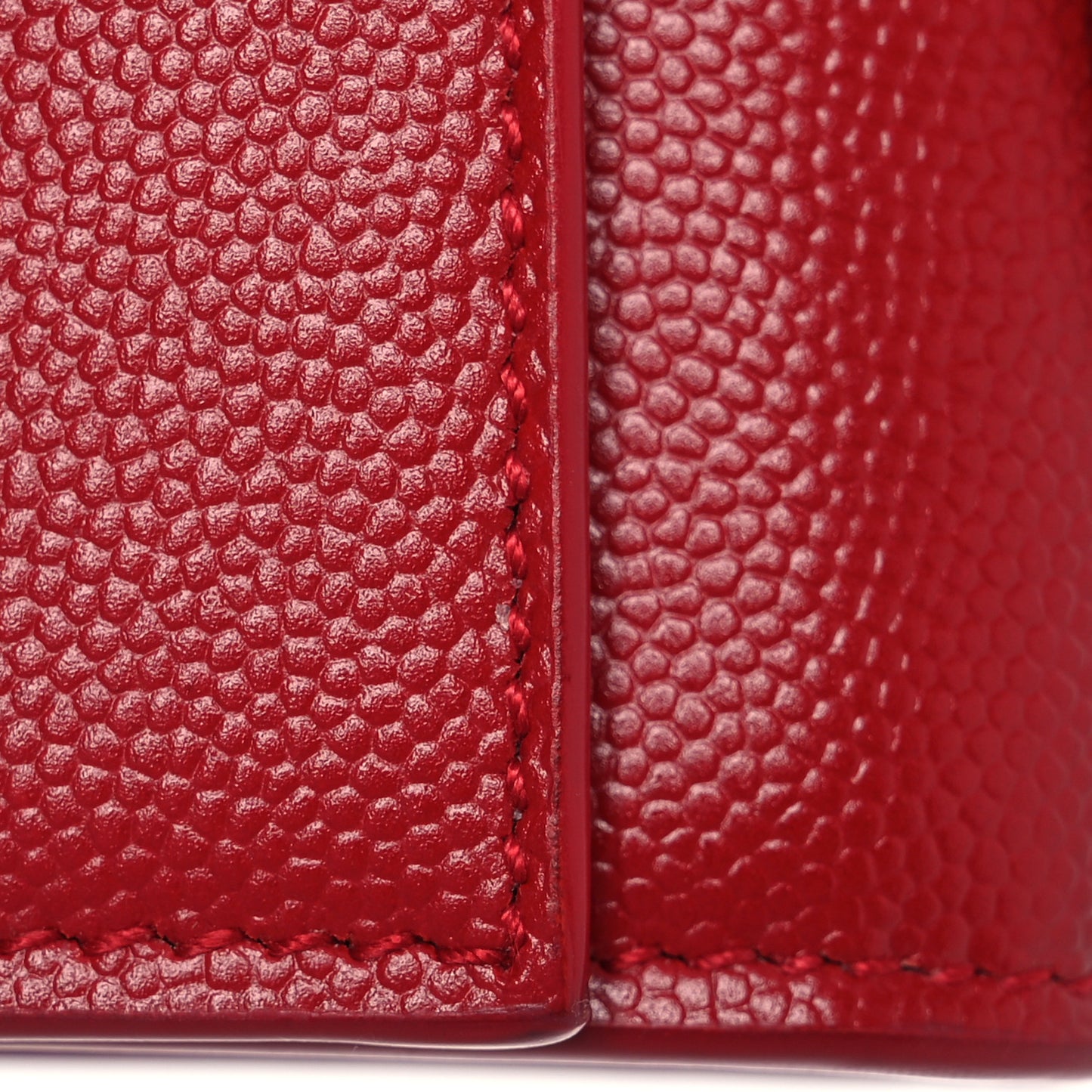 Grain De Poudre Small Classic Monogram Kate Tassel Satchel Red