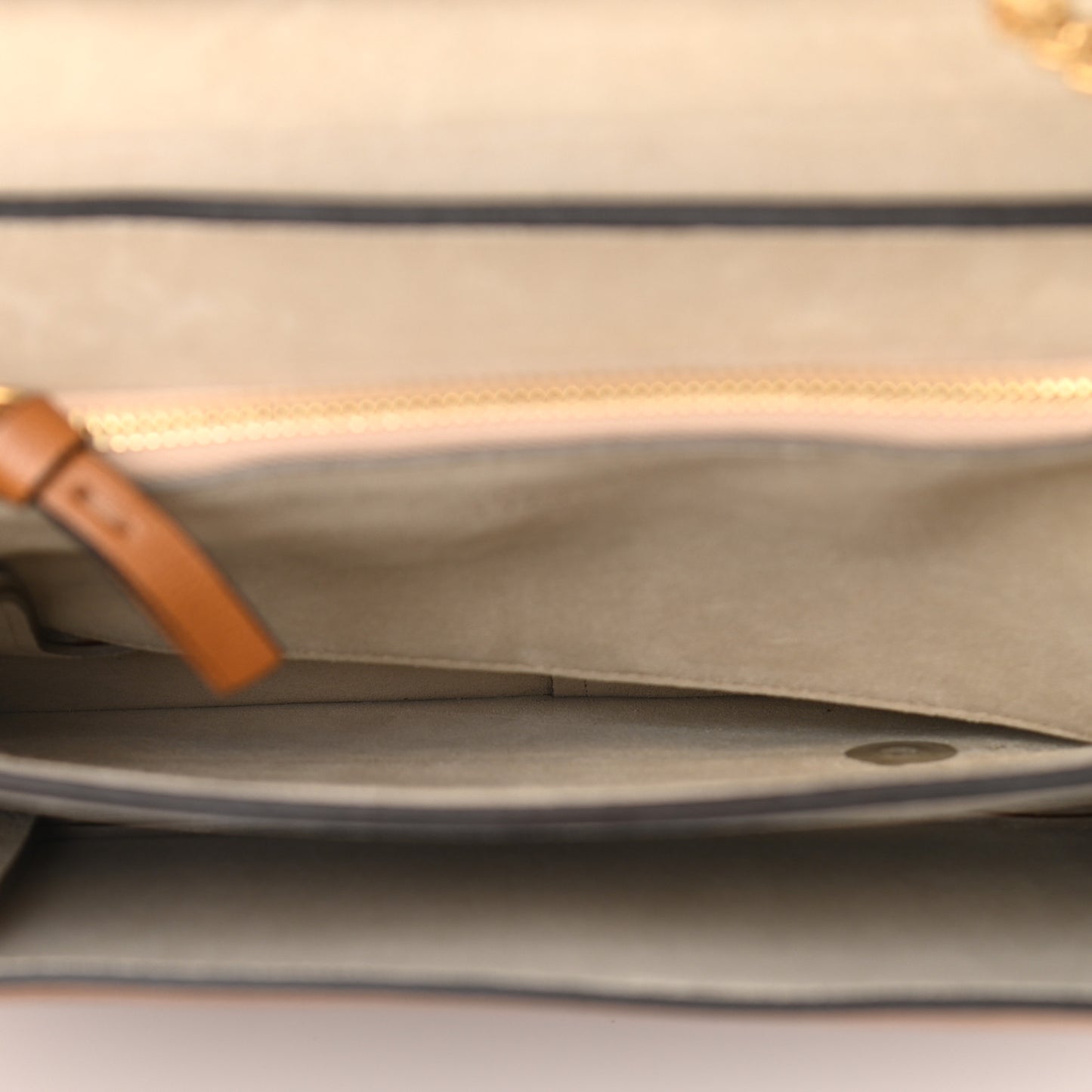 Goatskin Medium Faye Shoulder Bag Caramel
