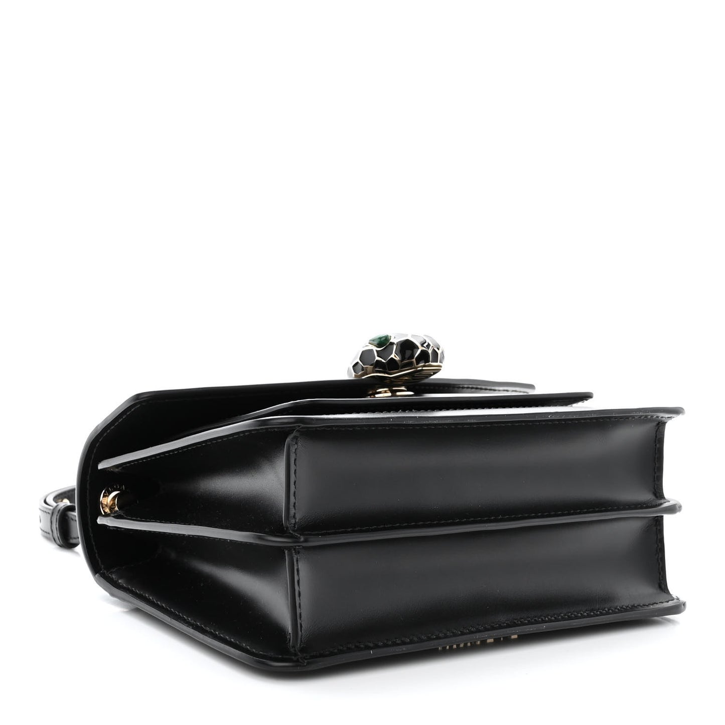 Calfskin Serpenti Forever Crossbody Bag Black