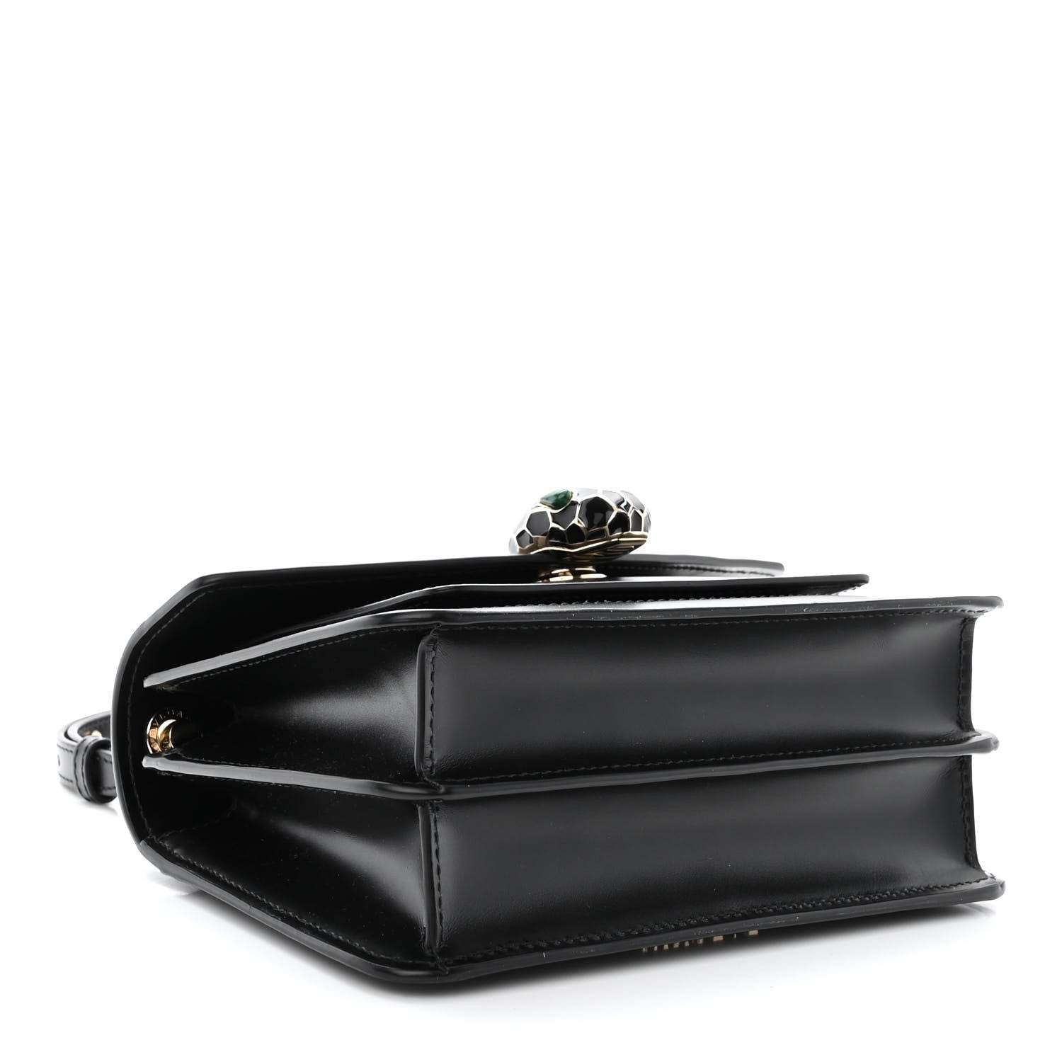 Bulgari Calfskin Serpenti Forever Crossbody Bag Black 5 of 13