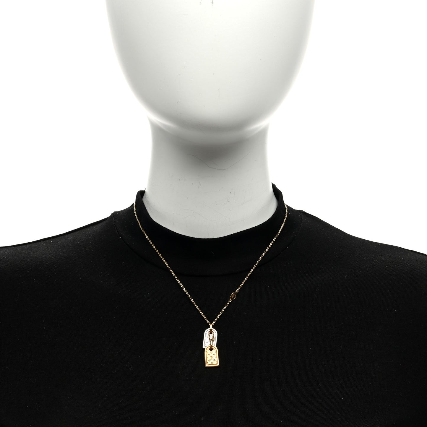 Nanogram Name Tag Necklace Gold