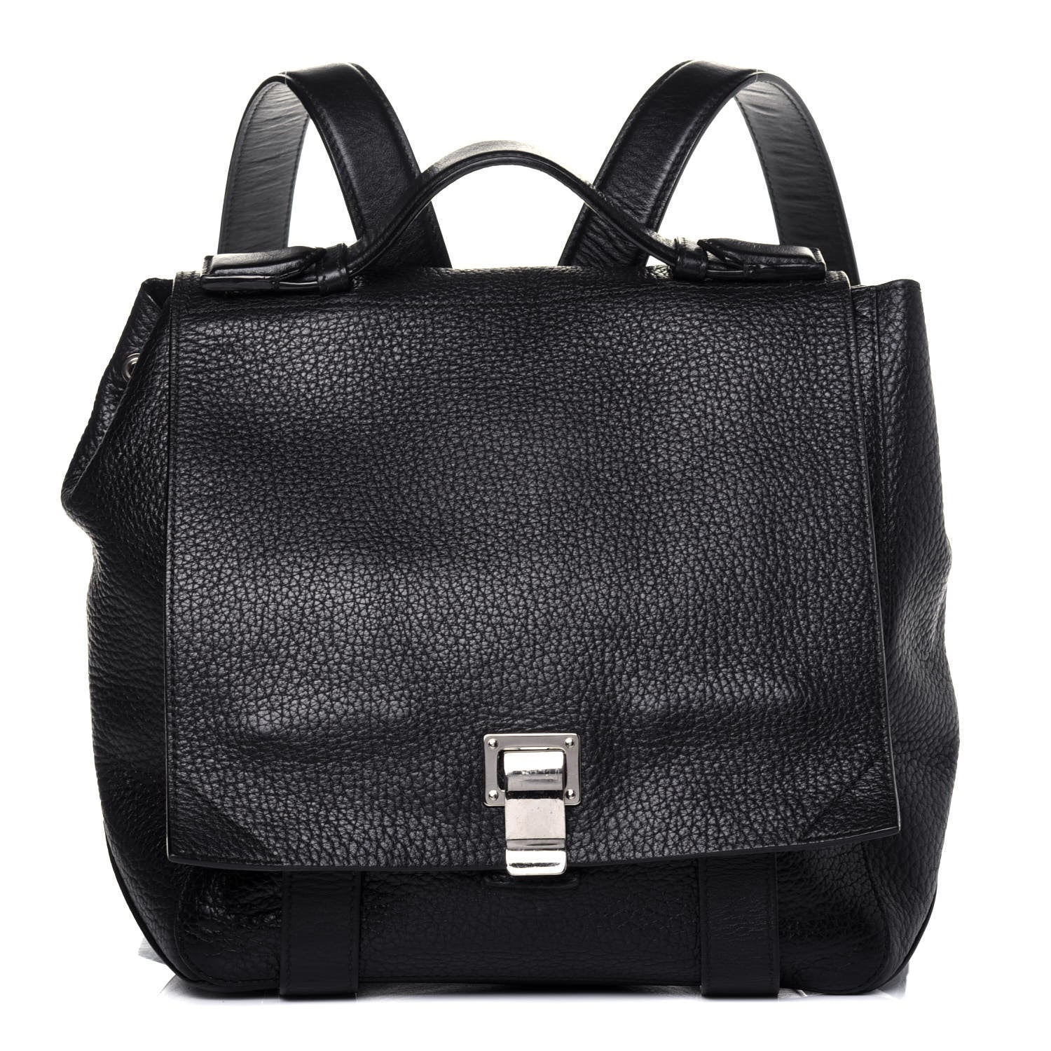 Proenza Schouler Pebbled Calfskin Small PS Courier Backpack 