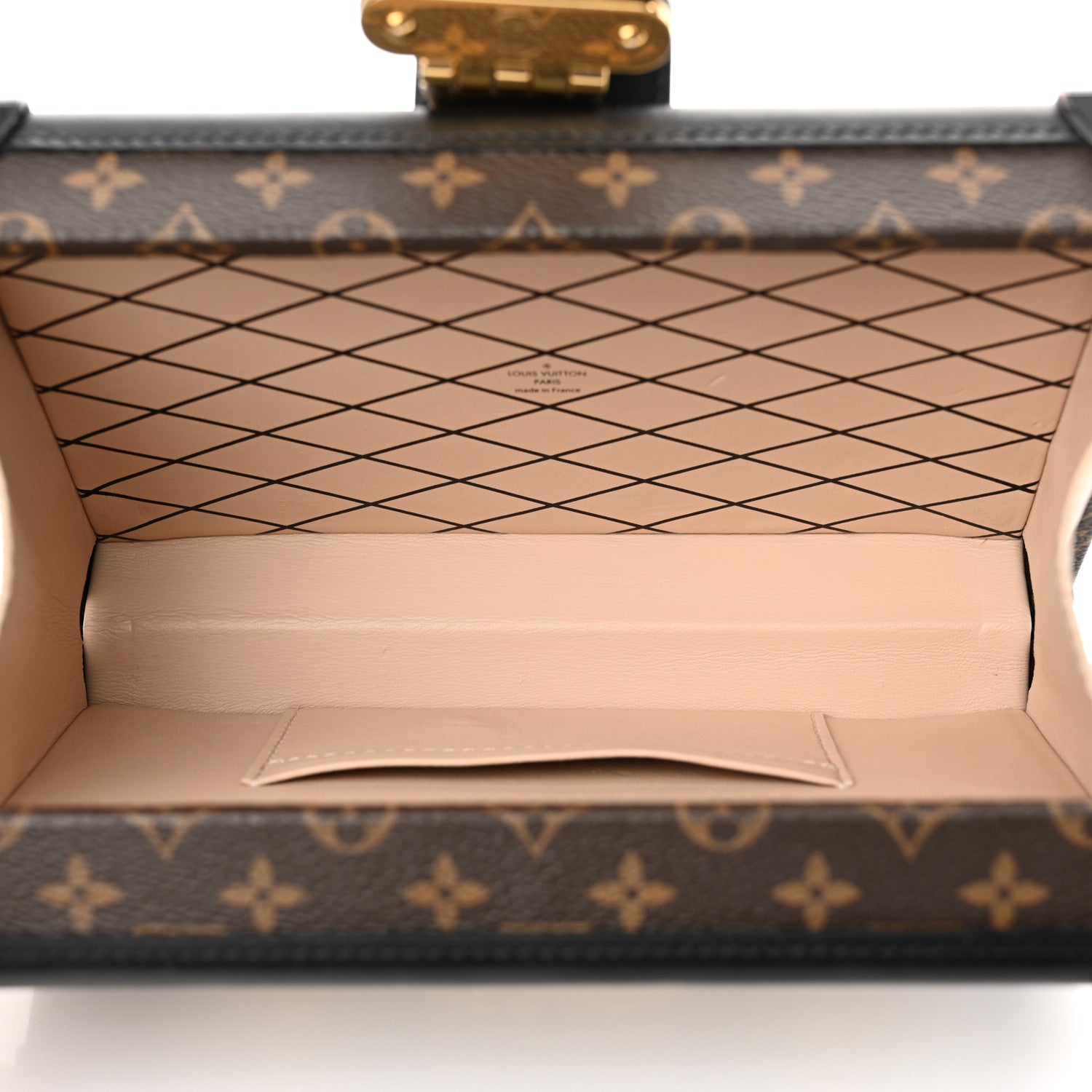 Louis Vuitton Monogram Petite Malle Black 5 of 10
