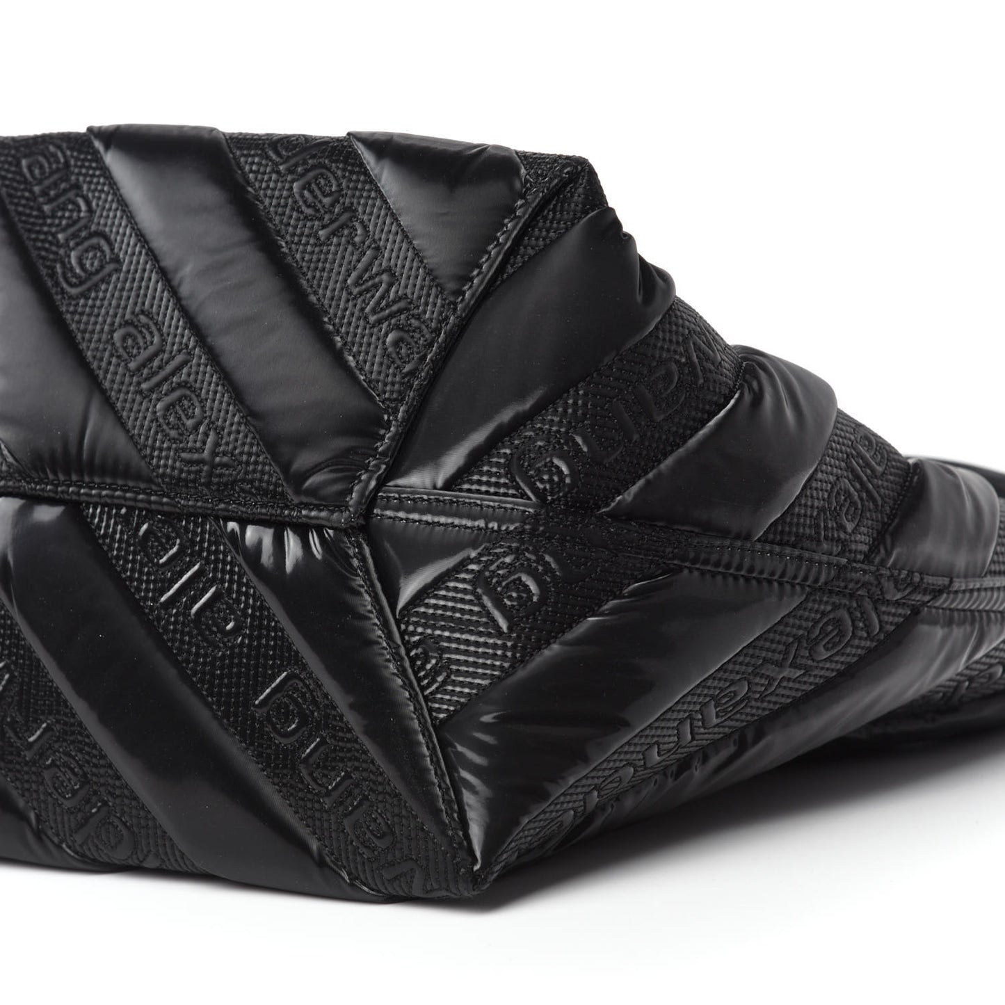 Nylon Quilted Roxy Tote Black