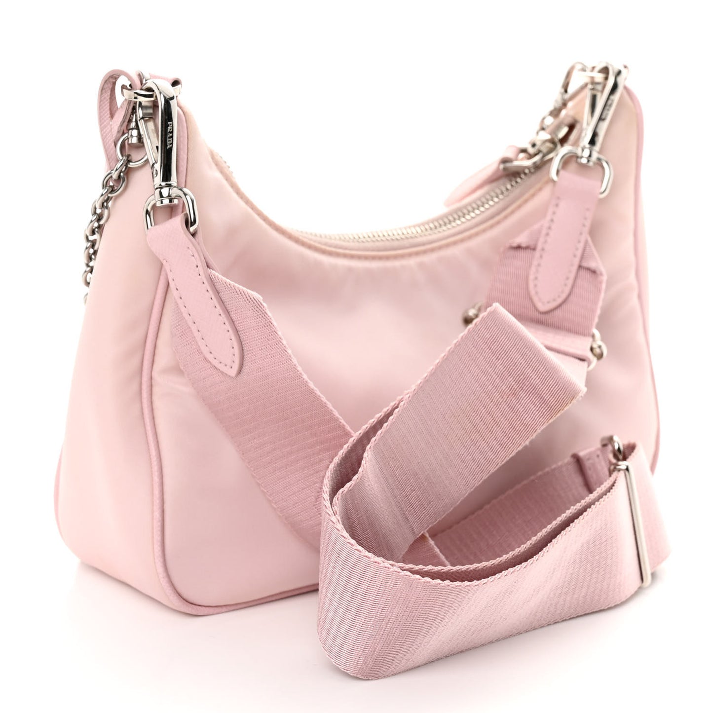 Nylon Re-Edition 2005 Shoulder Bag Alabastro