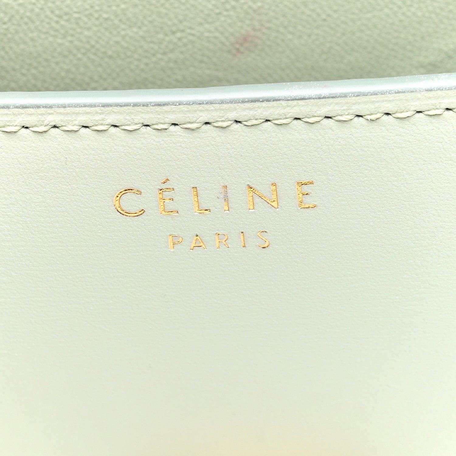 Celine Box Calfskin Medium Classic Box Flap Bag Mint 6 of 10