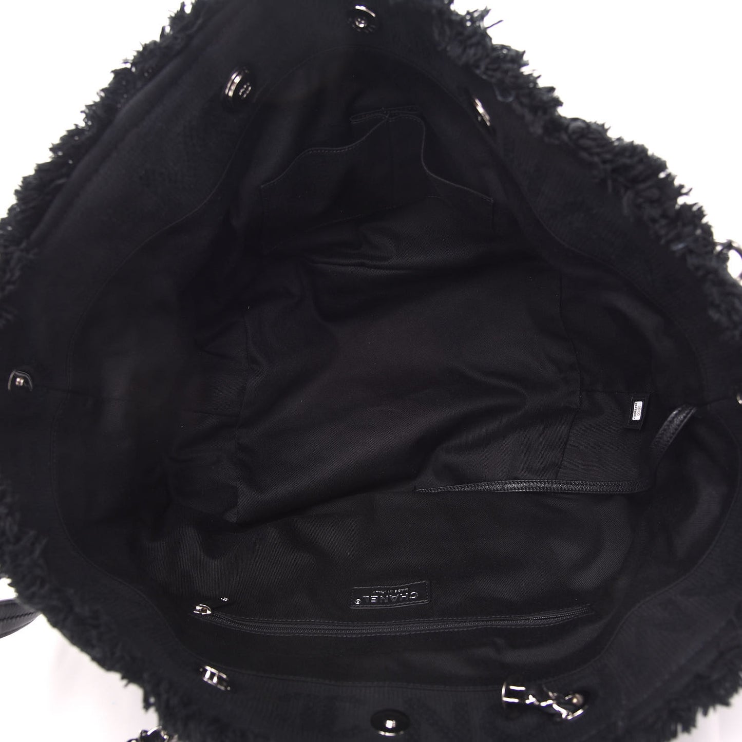 Canvas Small Double Face Tote Black