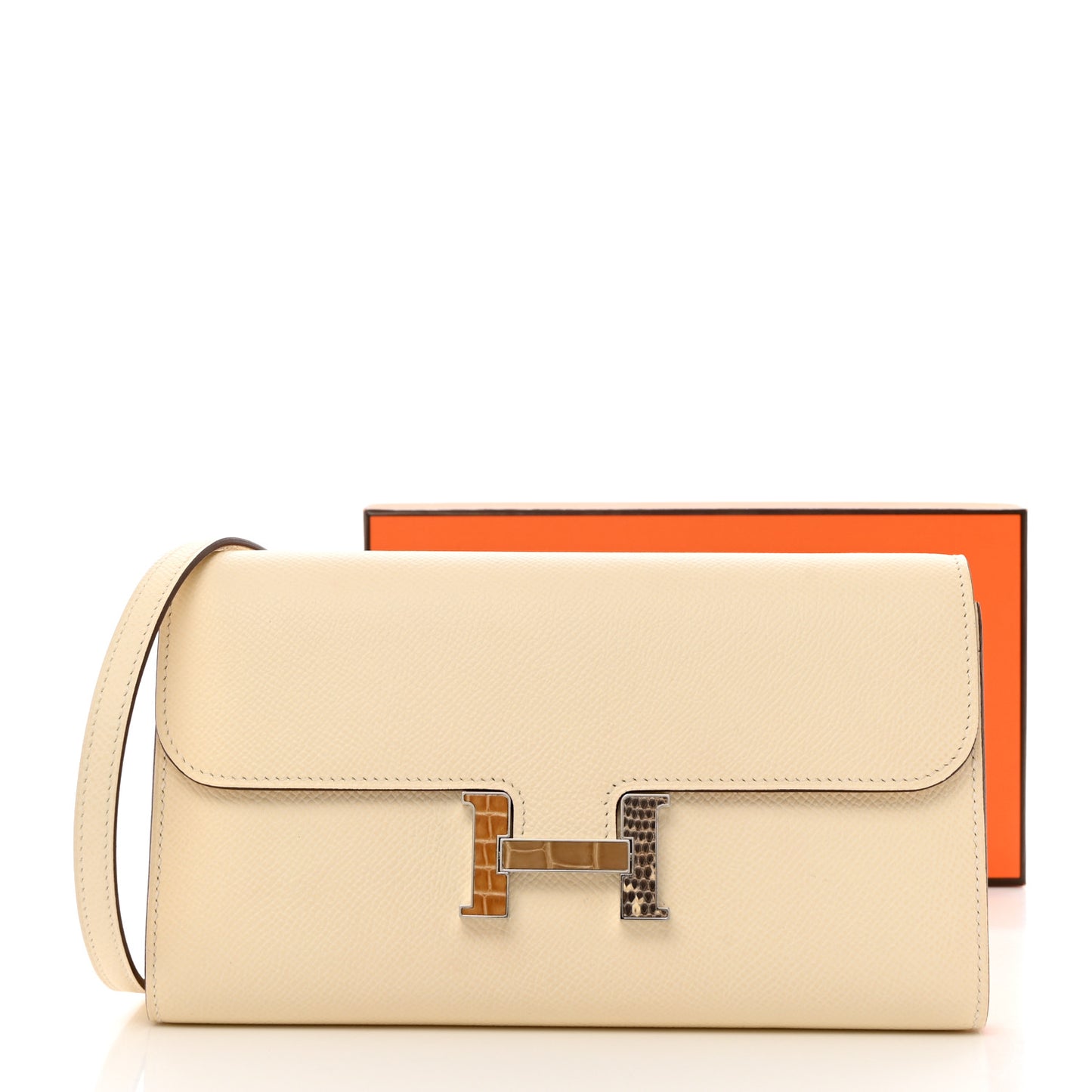 Epsom Alligator Lizard Constance Wallet To Go Nata