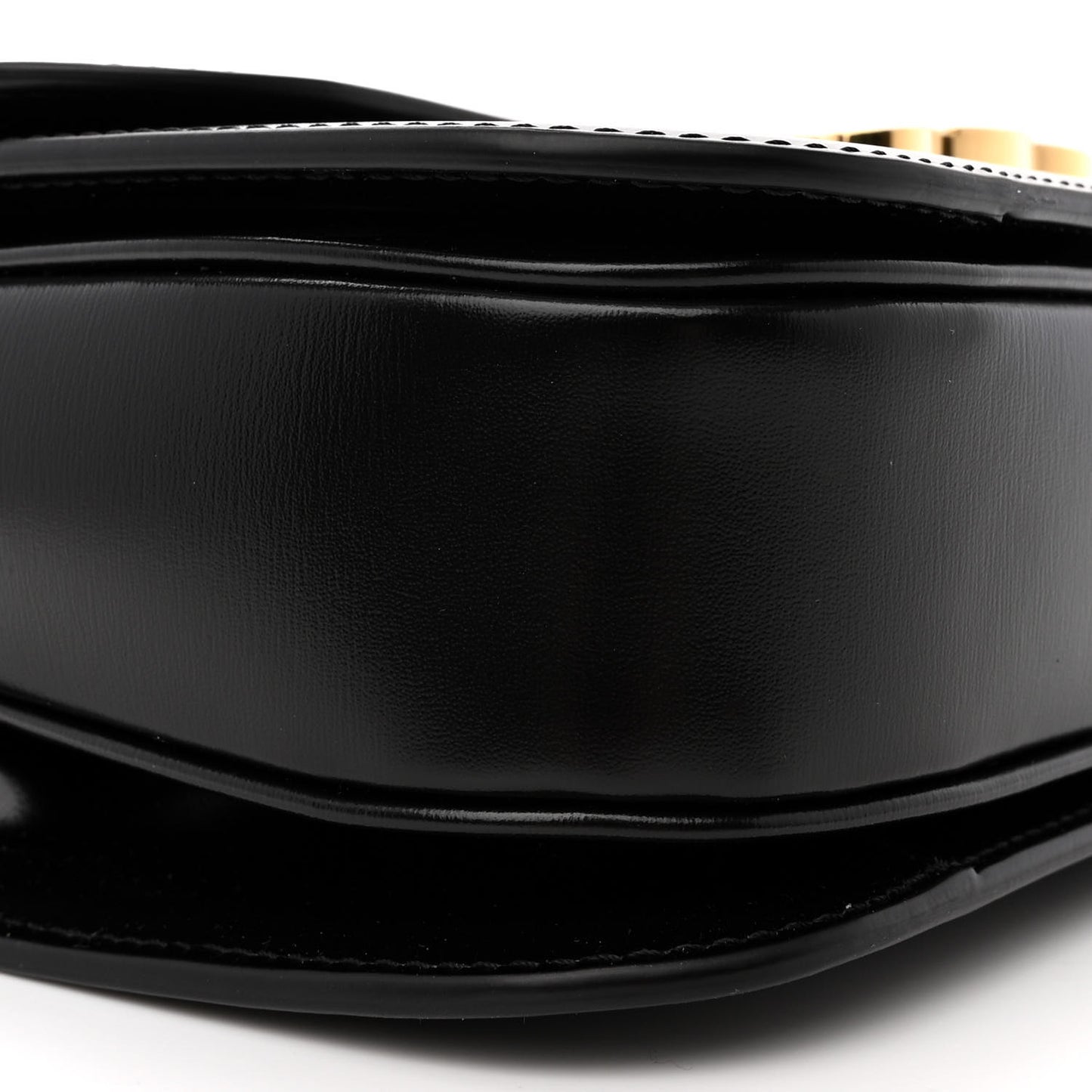 Shiny Calfskin Medium Triomphe Black
