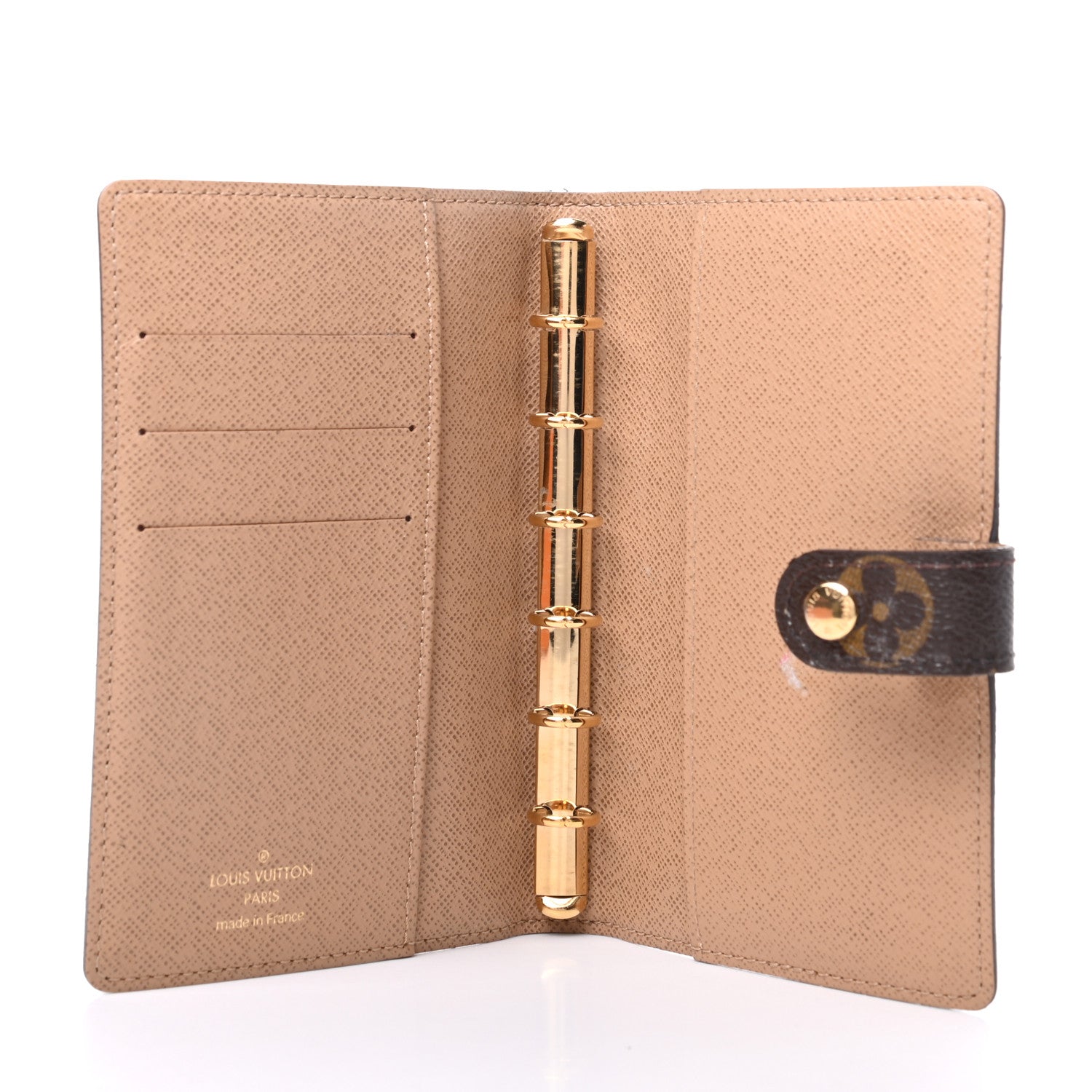 Louis Vuitton Monogram Complice Trunks and Bags Small Ring Agenda Cover Beige 5 of 8