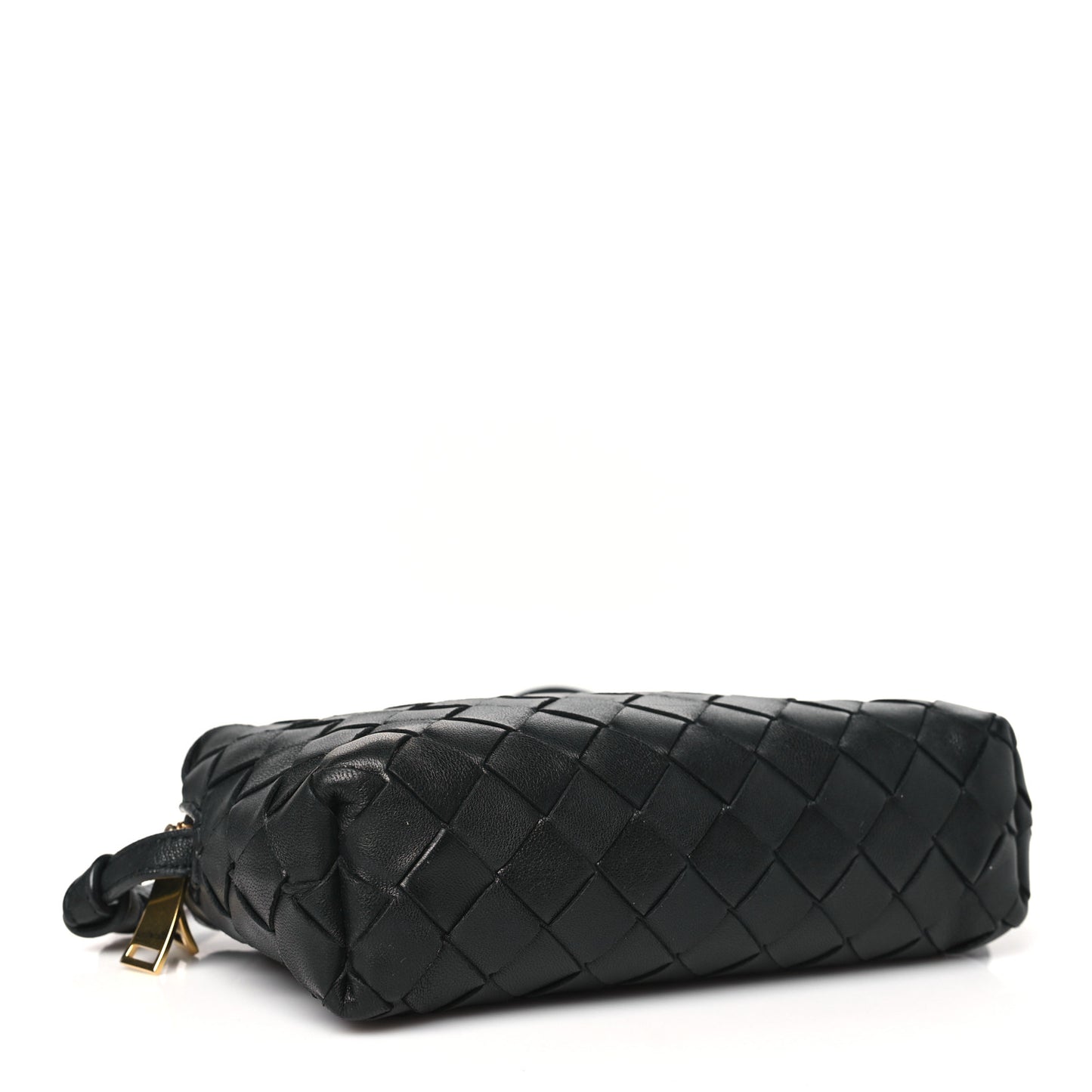 Nappa Intrecciato Nodini Mini Crossbody Black