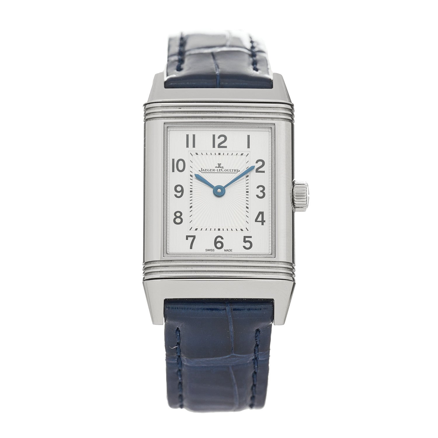 Jaeger-LeCoultre Stainless Steel Alligator 21mm Reverso Classic Manual Winding Watch Q2608440 1 of 6
