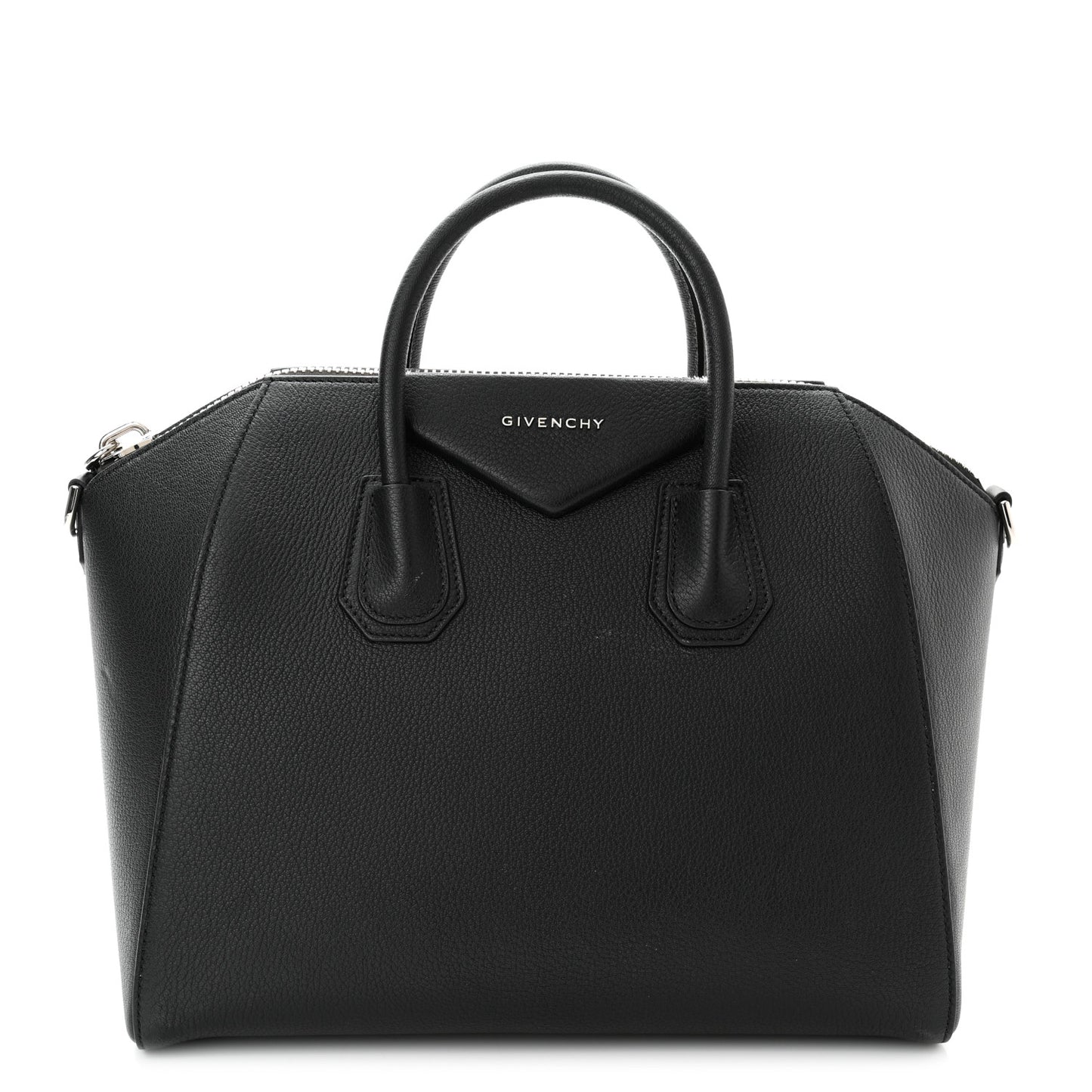 Sugar Goatskin Medium Antigona Black