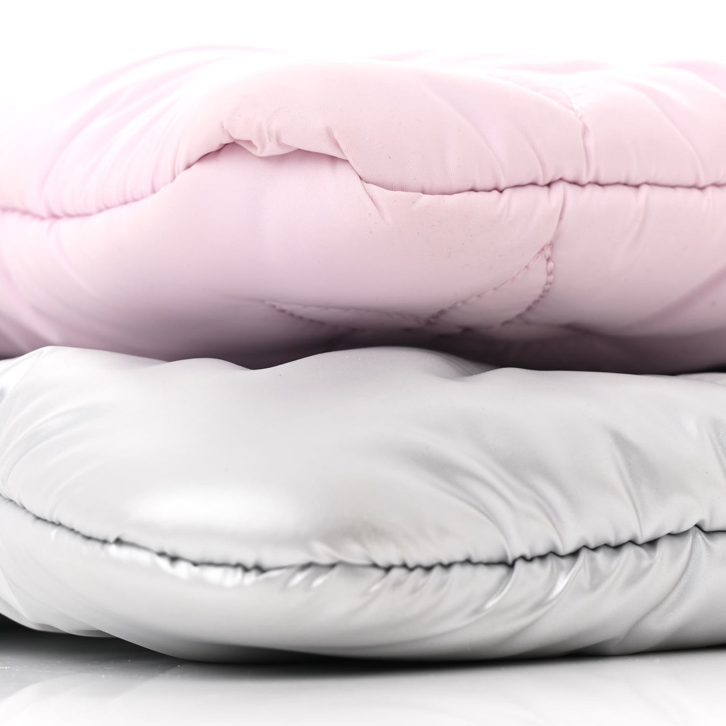 Econyl Monogram Pillow Maxi Multi Pochette Accessories Silver Pale Pink