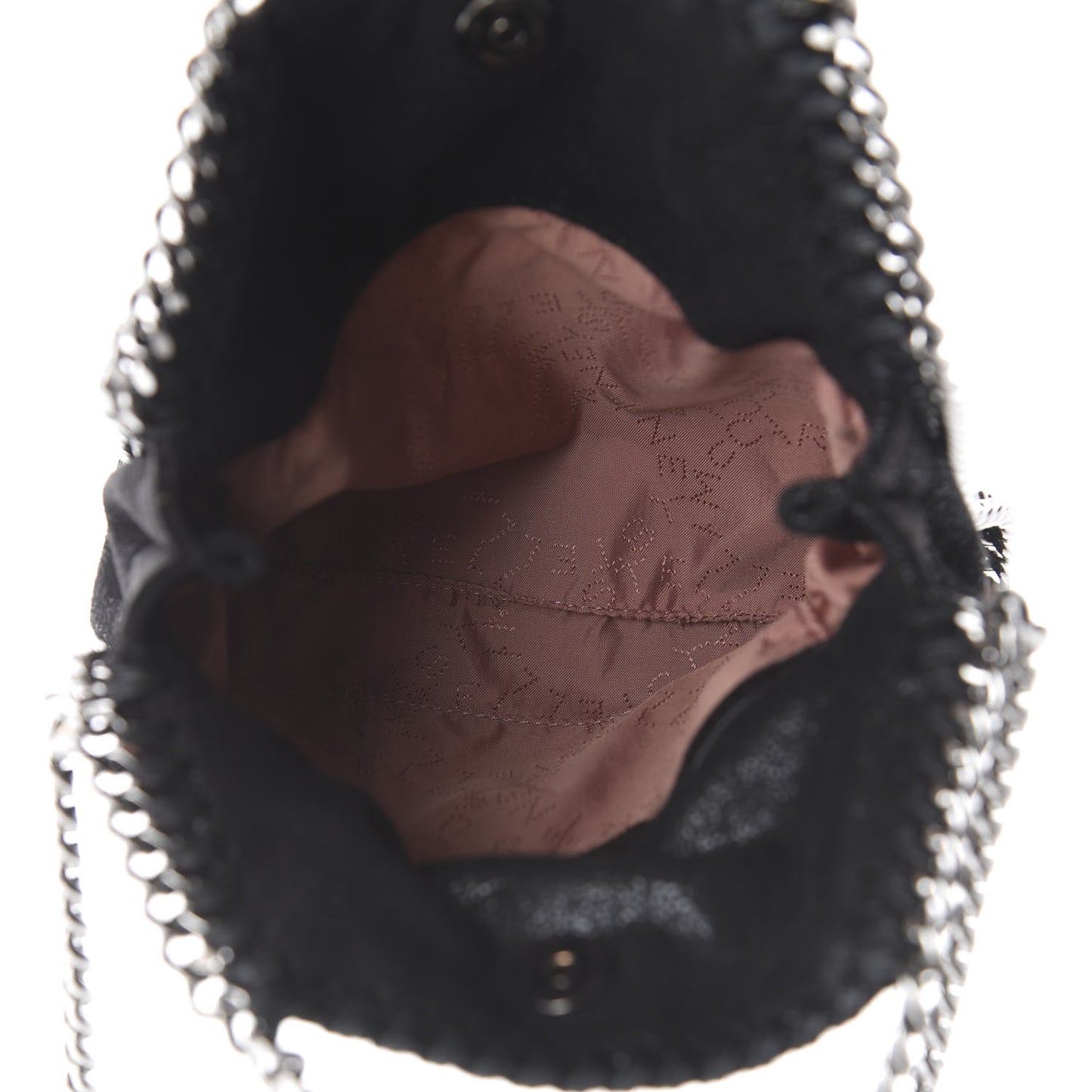 Shaggy Deer Tiny Falabella Tote Black