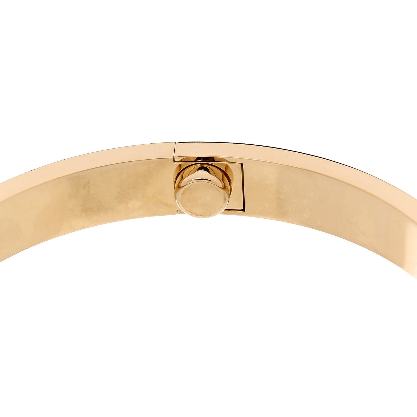 18K Yellow Gold 4 Diamond LOVE Bracelet 17