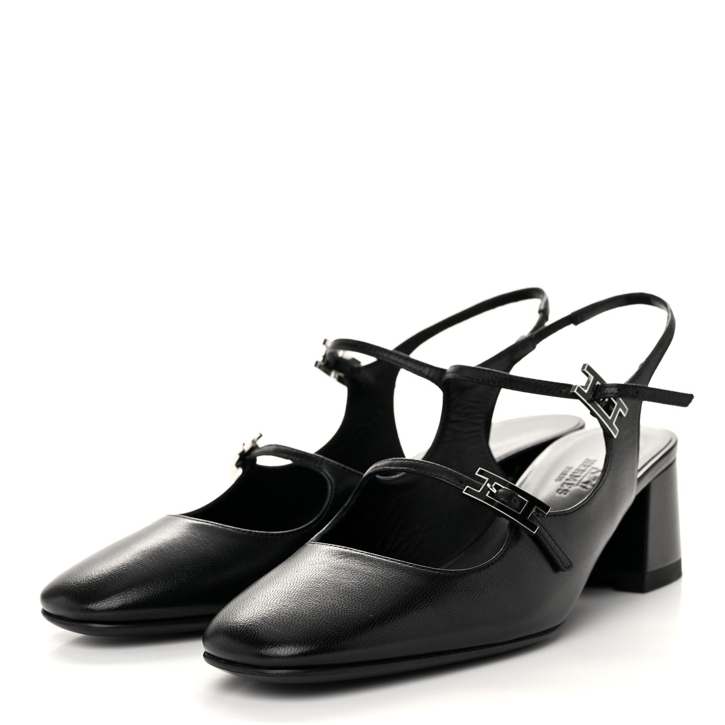 Goatskin Jackie 50 Pumps 37.5 Black