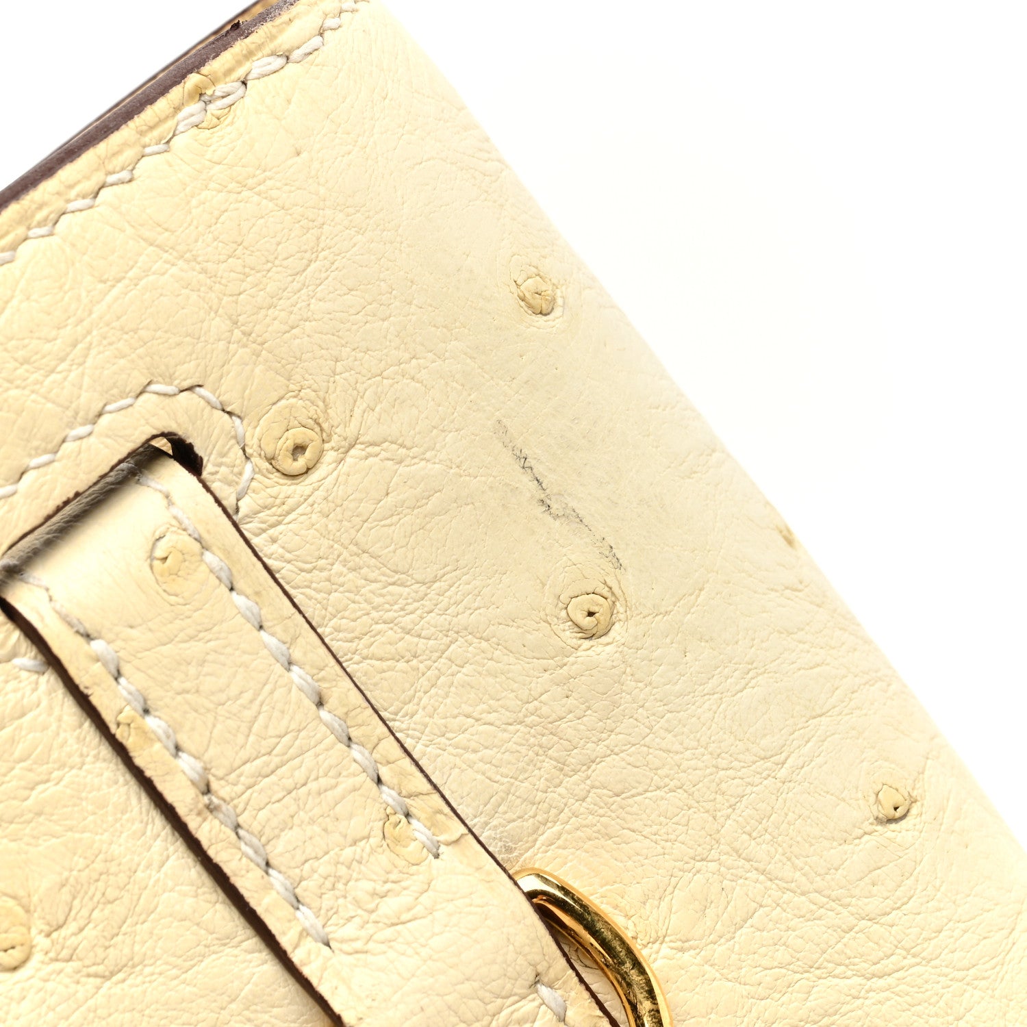 Hermes Ostrich Kelly Danse II Belt Bag Nata 11 of 11