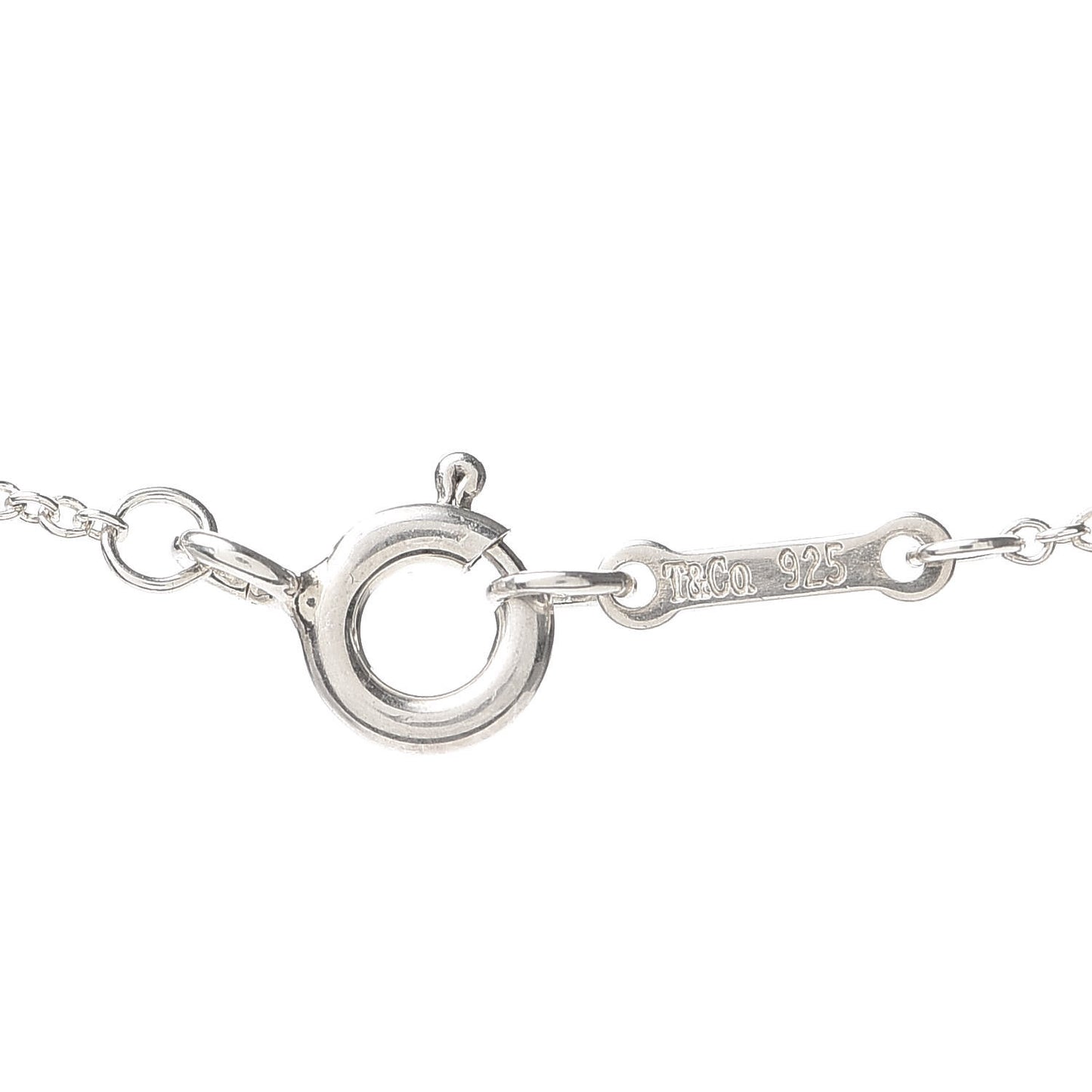 Sterling Silver Diamond Paloma Picasso Loving Heart Necklace