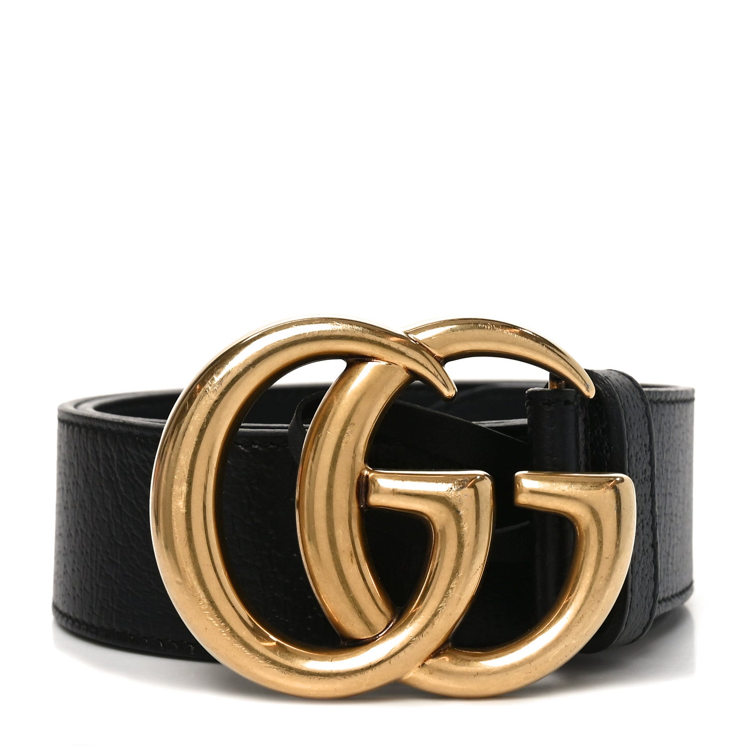 Gucci Dollar Pigprint Double G 40mm Belt 75 30 Black 1825958  display picture 2