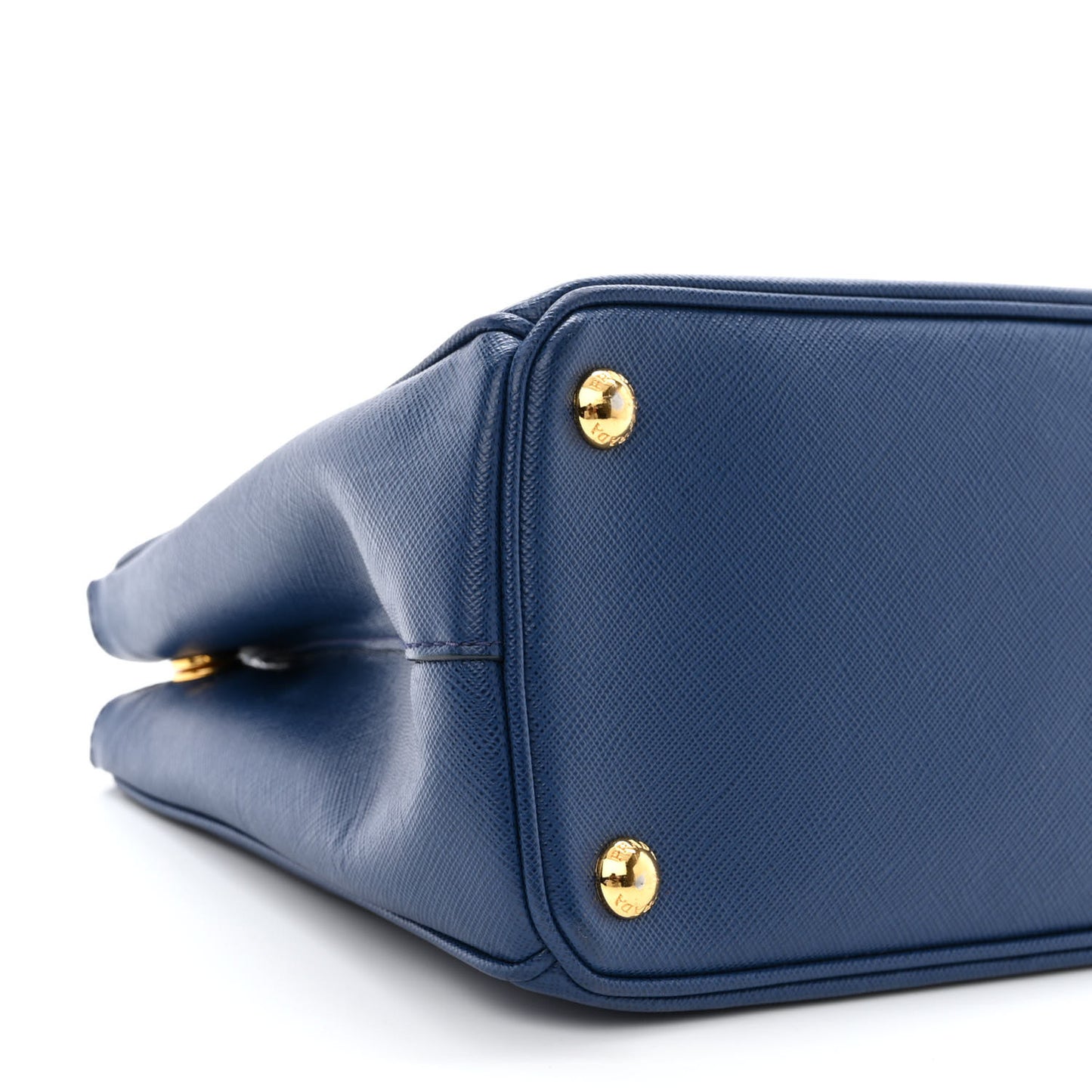 Saffiano Small Galleria Double Zip Tote Bluette