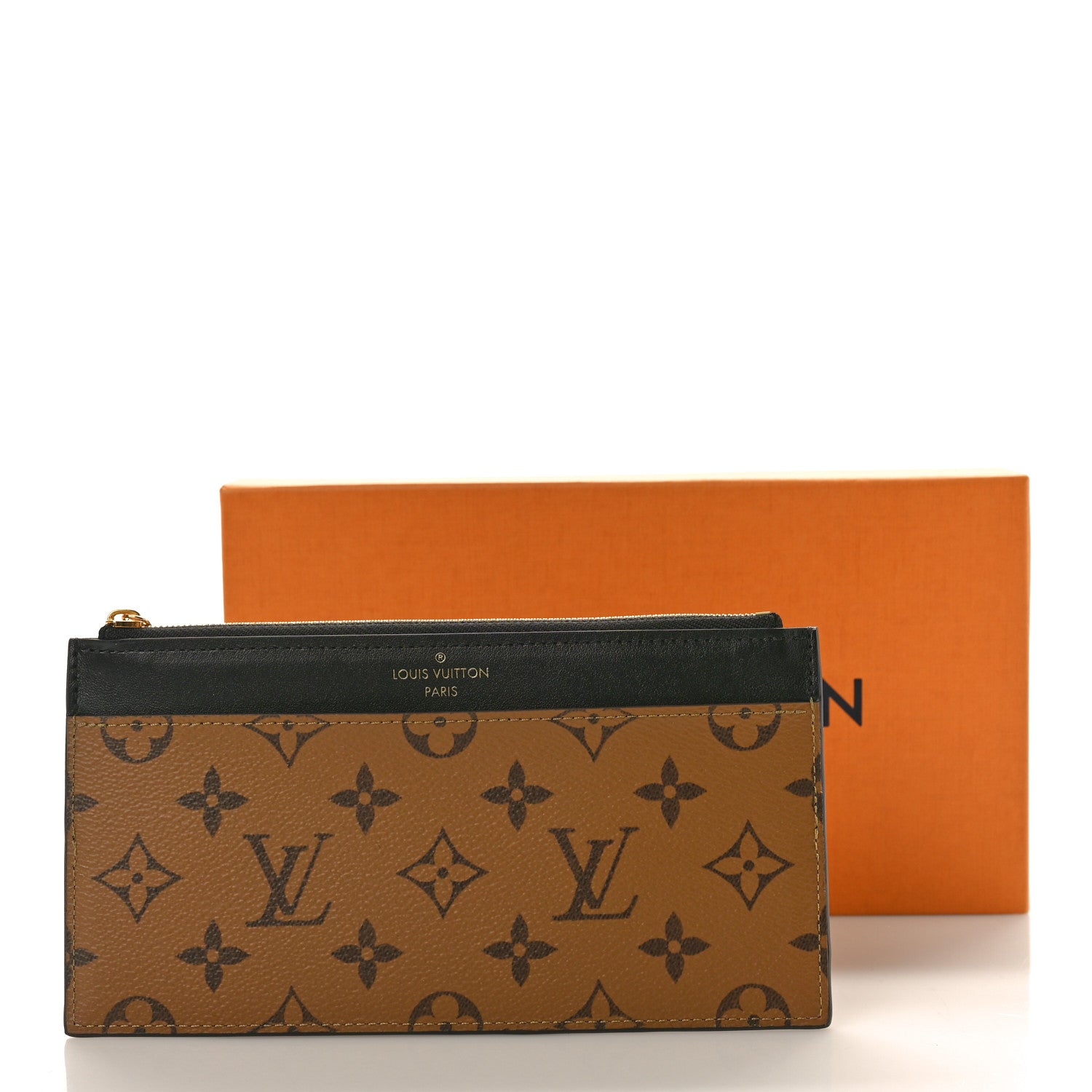 Louis Vuitton LOUIS VUITTON Reverse Monogram Slim Purse 7 of 7