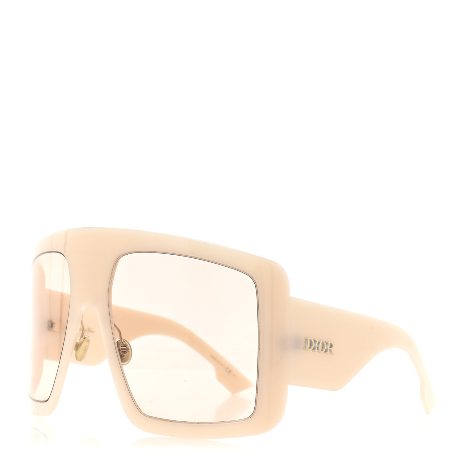 Dior アイボリー サングラス Christian Dior Acetate DiorSo Light 1 Shield Sunglasses Ivory