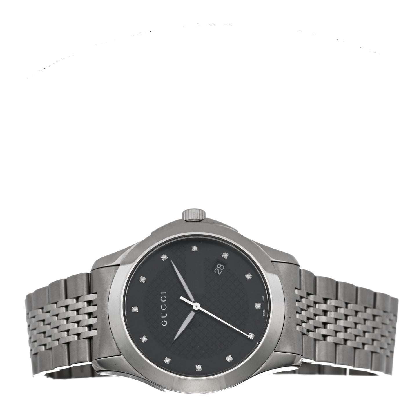 Stainless Steel Diamond 38mm G-Timeless Quartz Watch Black