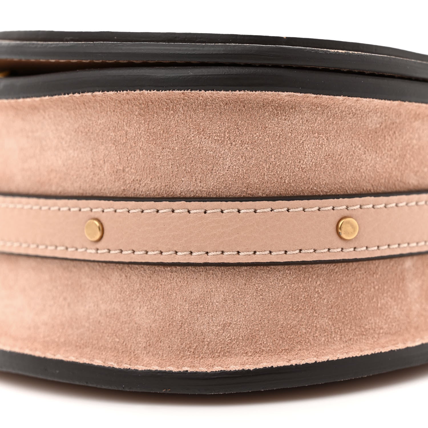 Chloe Calfskin Suede Small Nile Bracelet Bag Biscotti Beige 10 of 13