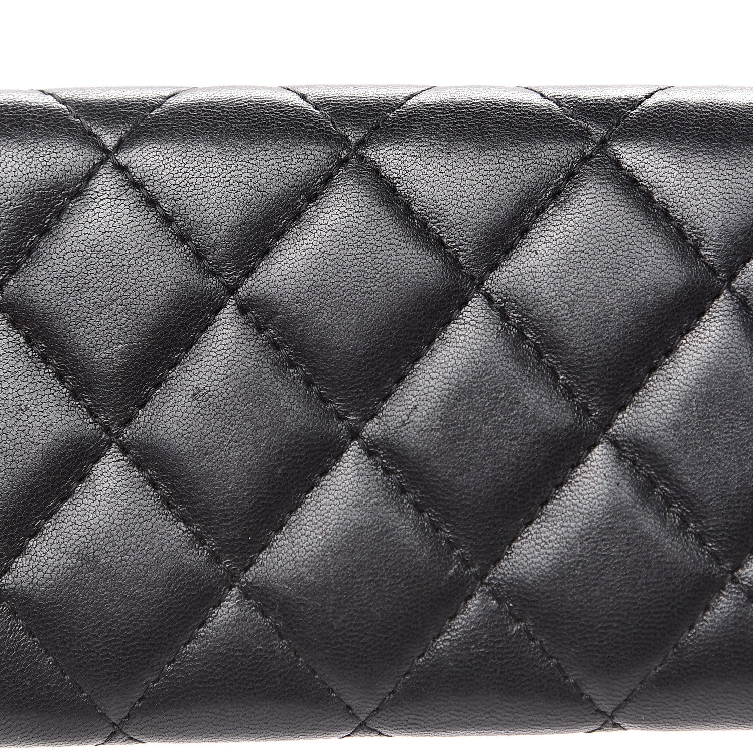 Chanel Lambskin Quilted Flap Card Holder Black 9 of 9