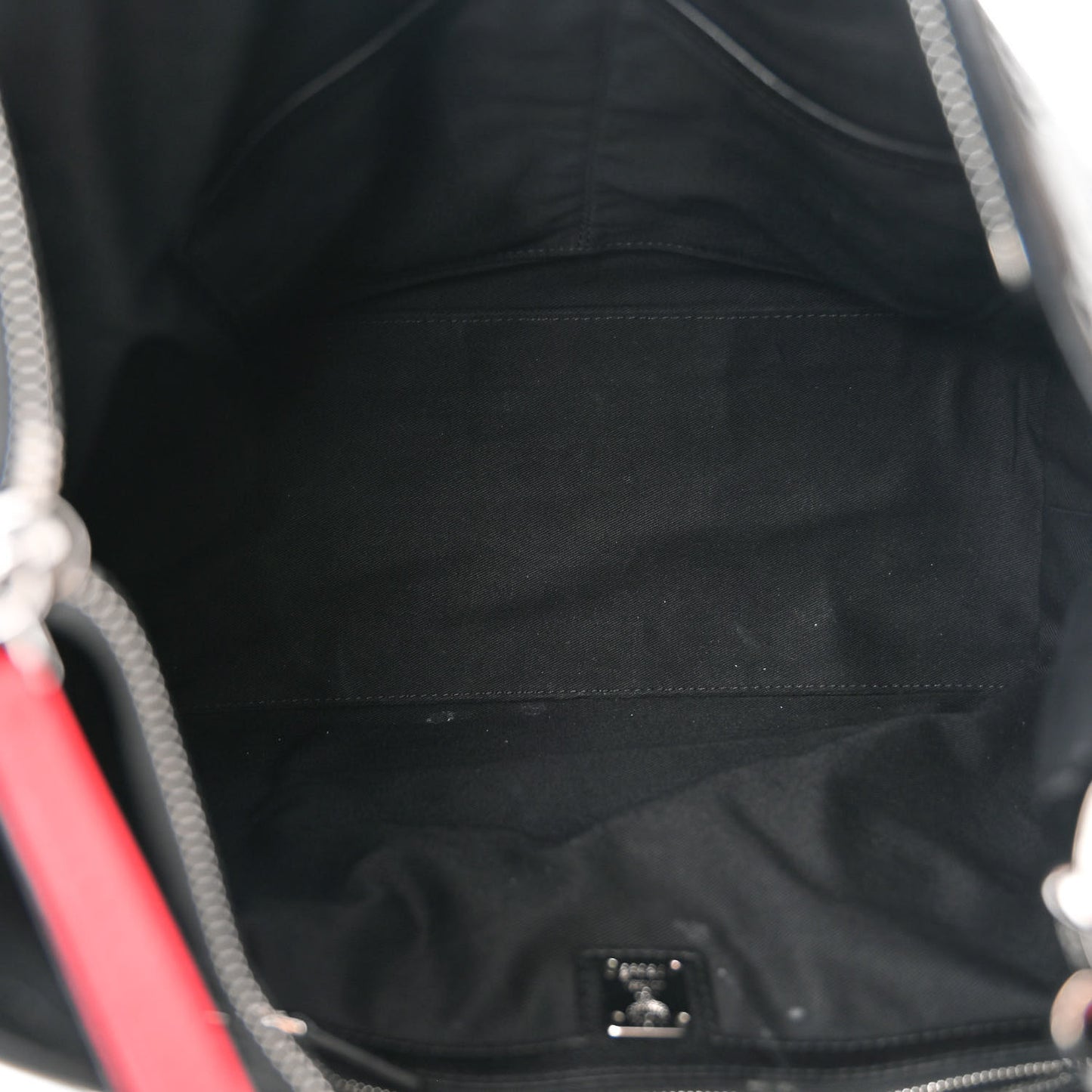 Calfskin Ottomar Monogram Large Klara Hobo Black Red