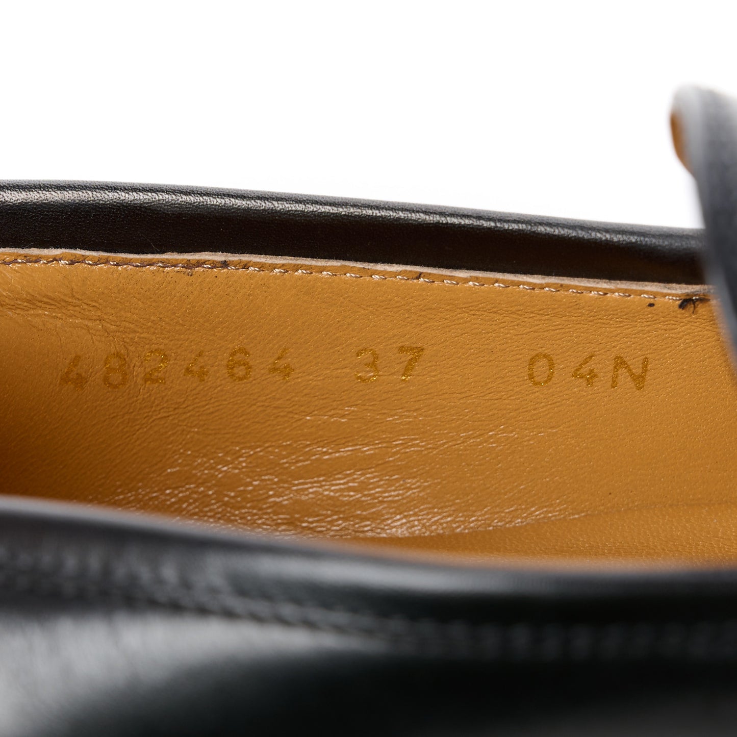 Calfskin Womens Jordaan Loafers 37 Black