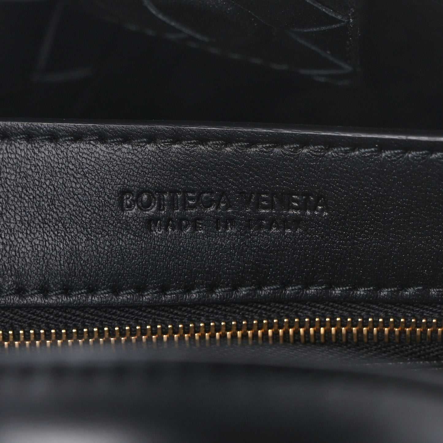 Nappa Intrecciato Small Andiamo Shoulder Bag Black
