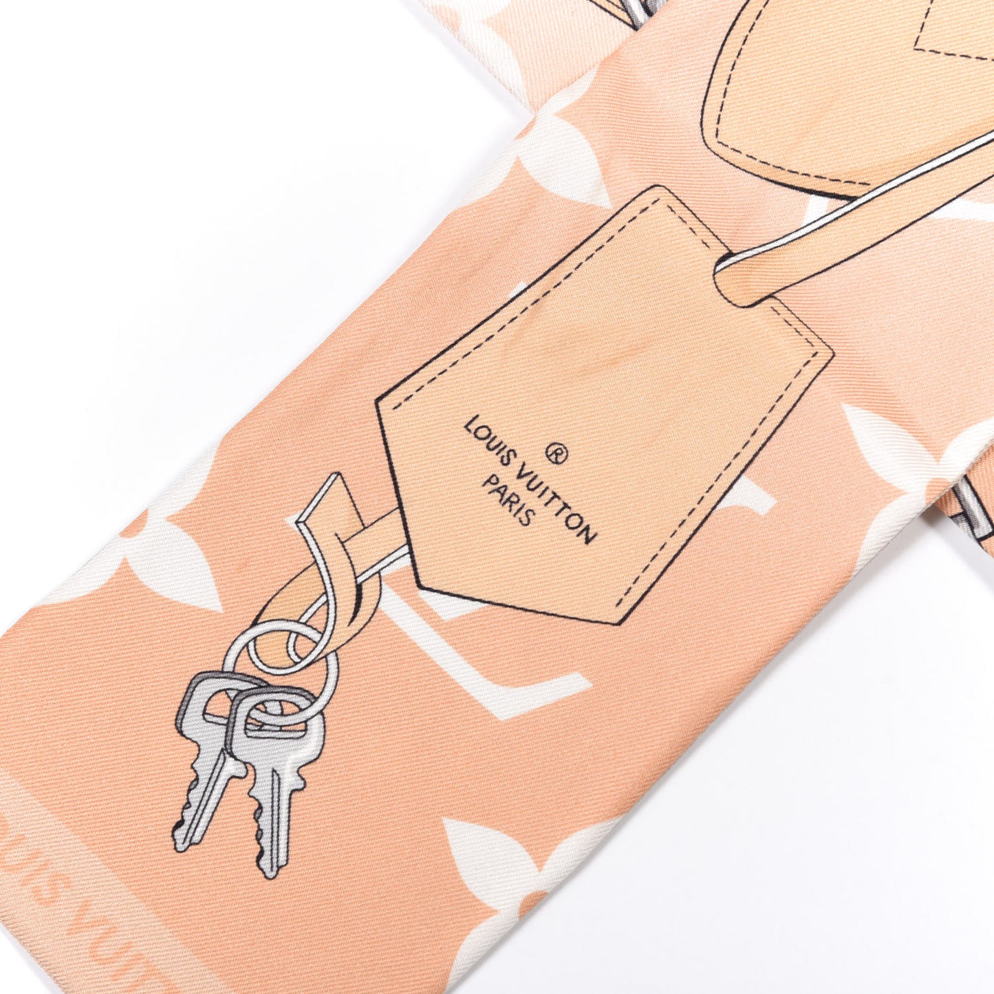 Silk Monogram Gradient By The Pool Bandeau Mist