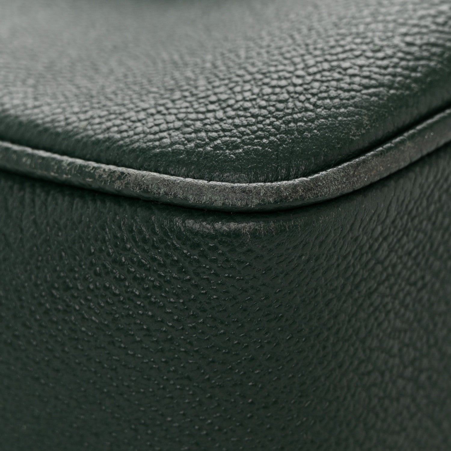 Burberry Soft Grain Calfskin Small Buckle Zip Bag Green 9 of 17