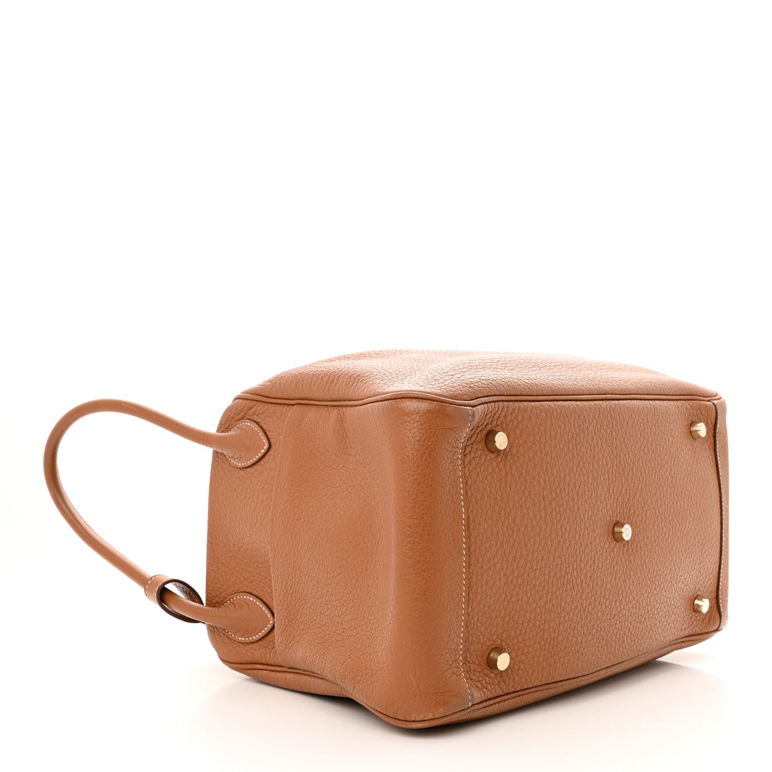 Hermes Taurillon Clemence Lindy 30 Gold 4 of 14