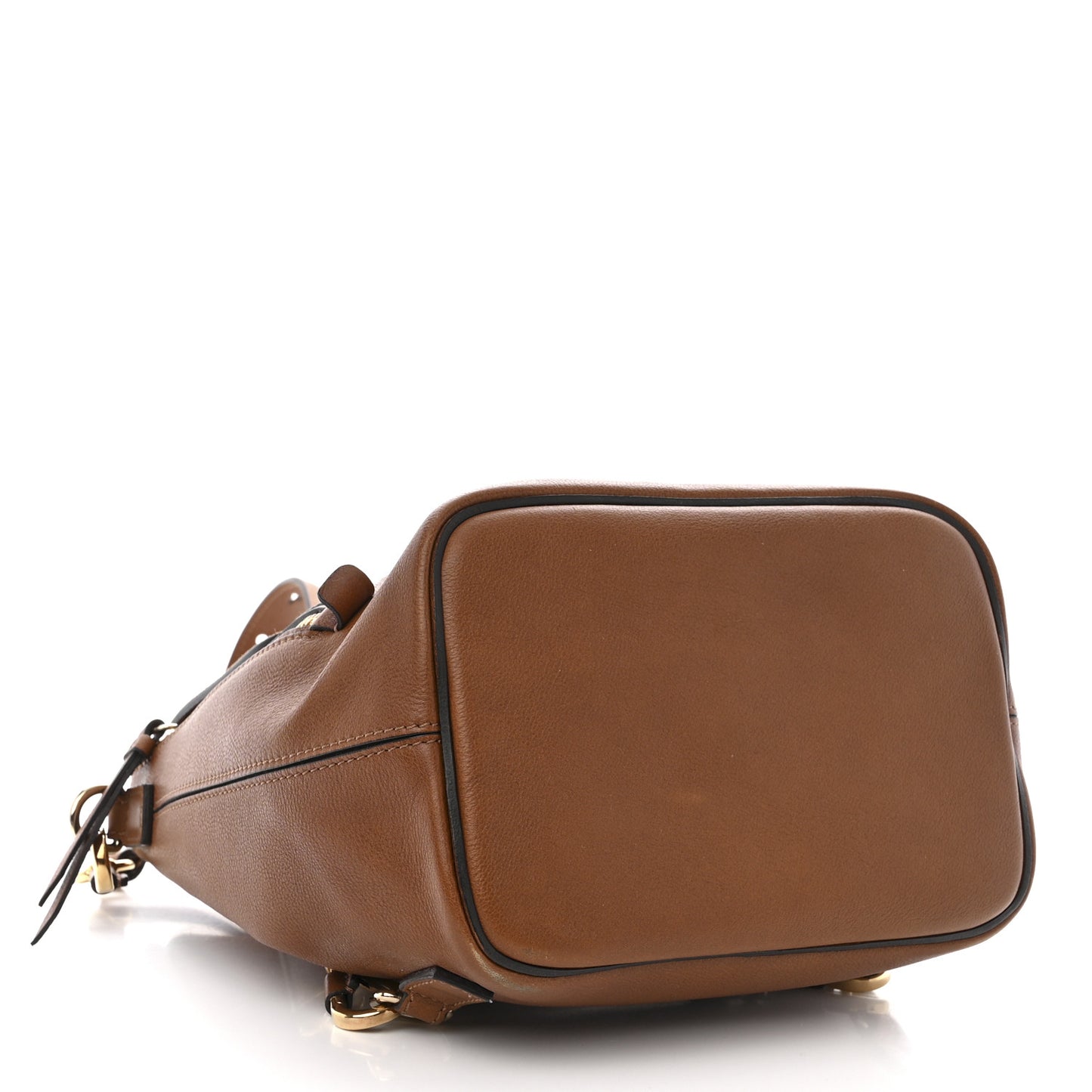 Suede Calfskin Medium Faye Backpack Tan