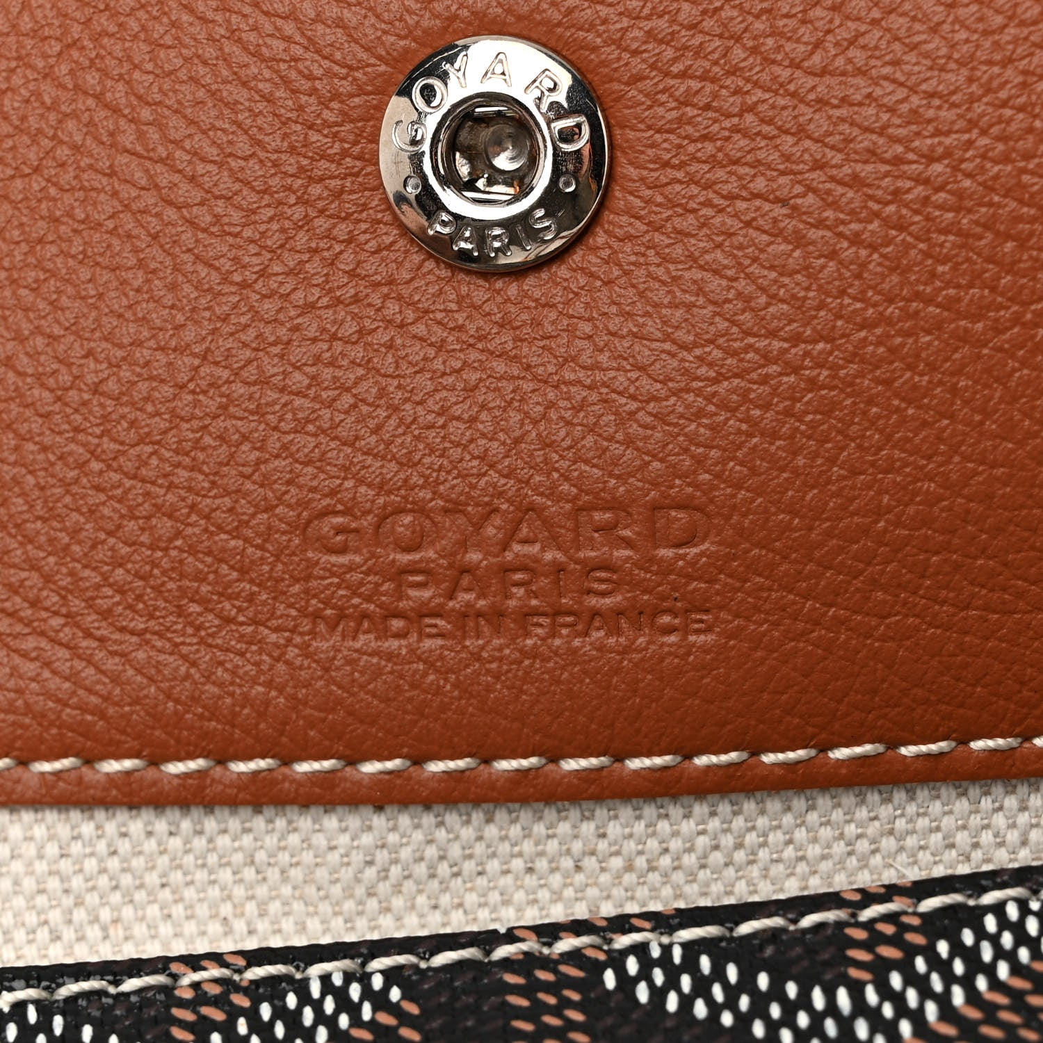 Goyard Goyardine Saint Louis GM Black Gold 6 of 11
