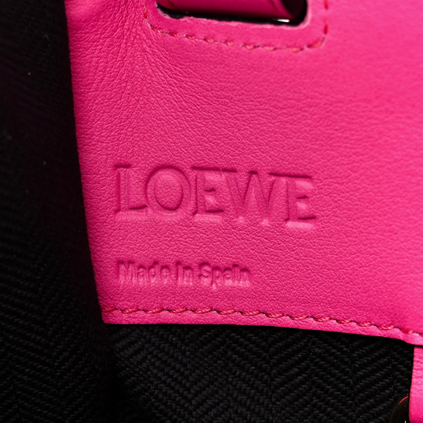 Calfskin Small Hammock Shoulder Bag Shocking Pink White