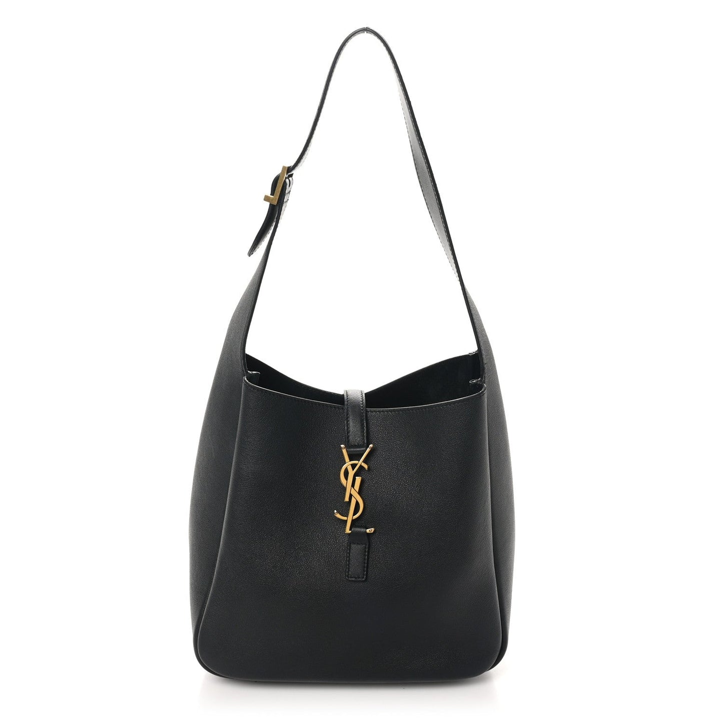 Smooth Calfskin Small Le 5 A 7 Soft Hobo Black