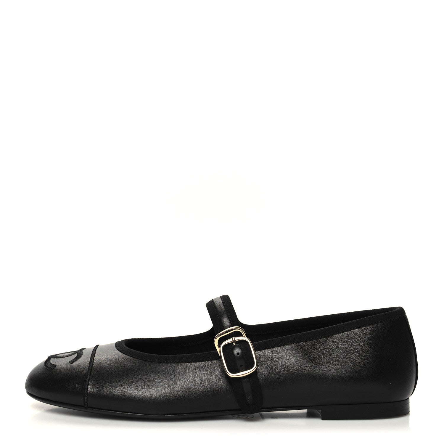Chanel Lambskin Mary Jane Flats 38 Black 1423282 – FASHIONPHILE