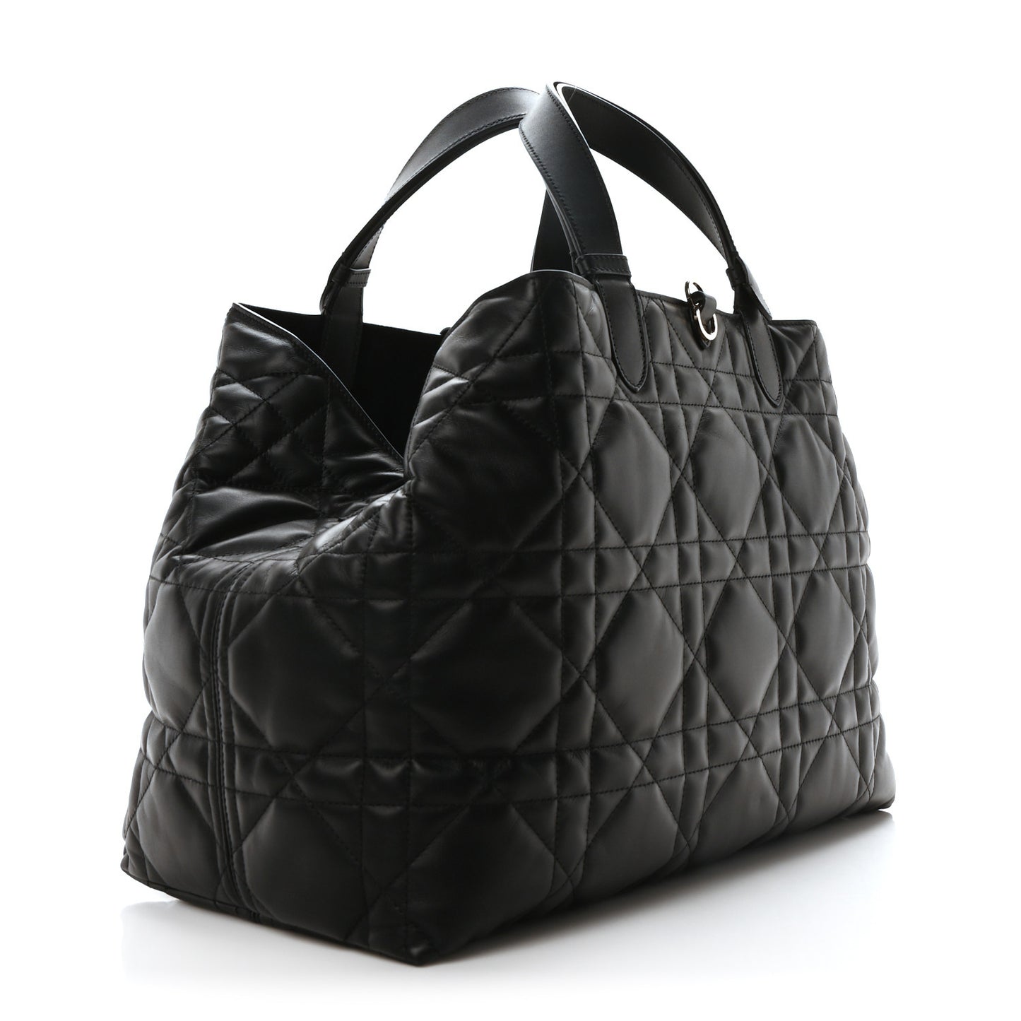 Calfskin Macrocannage Large Toujours Black