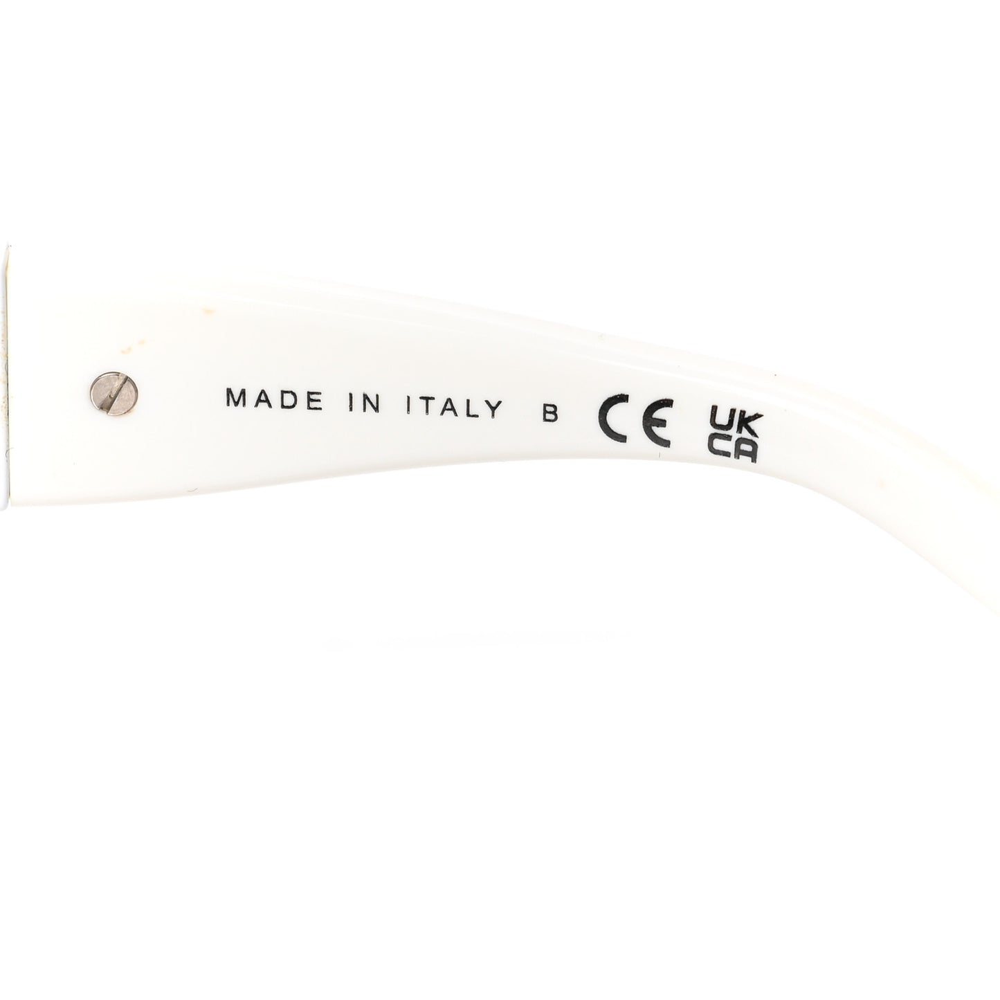 Acetate Chain Sunglasses 5470-Q-A White