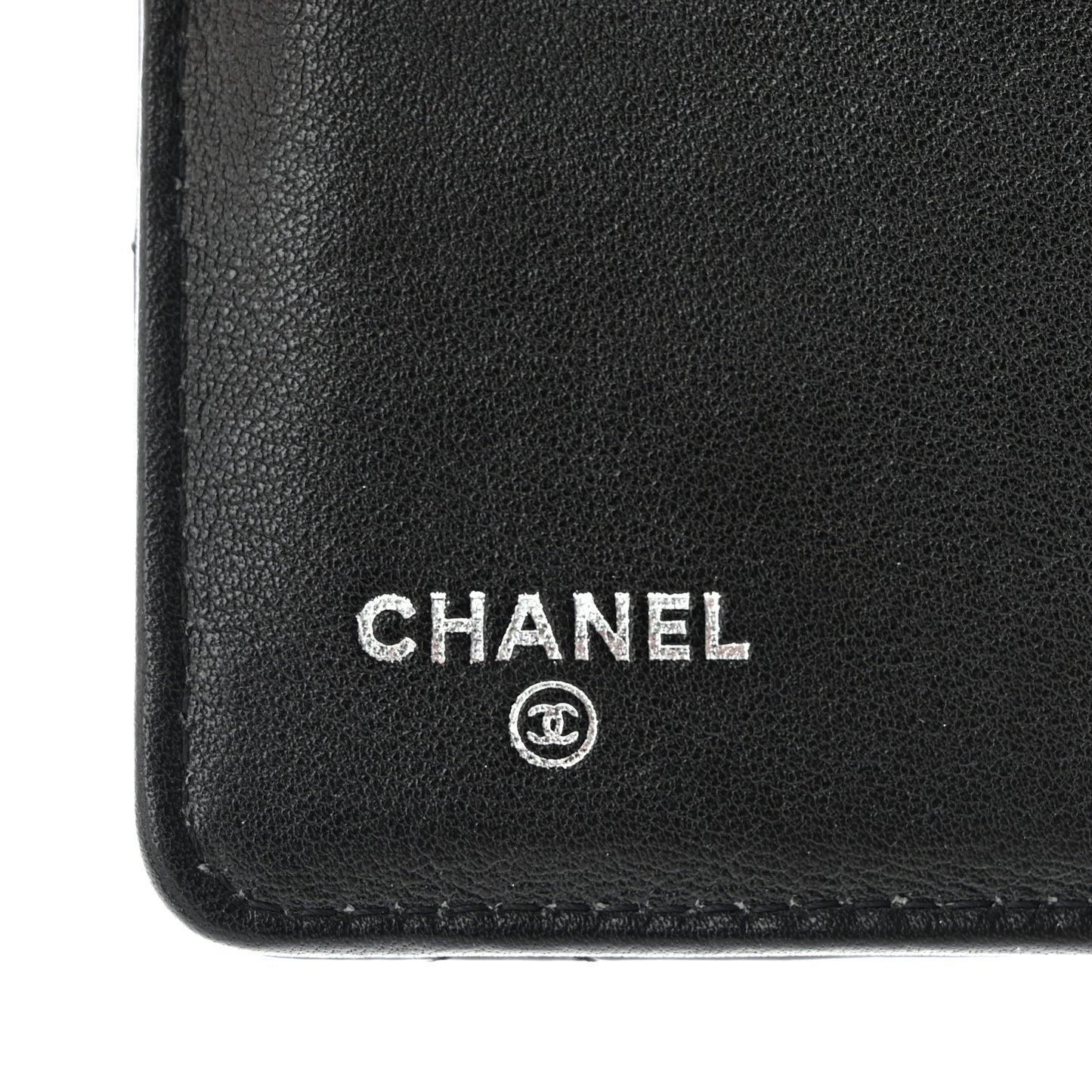 Patent CC French Wallet Black