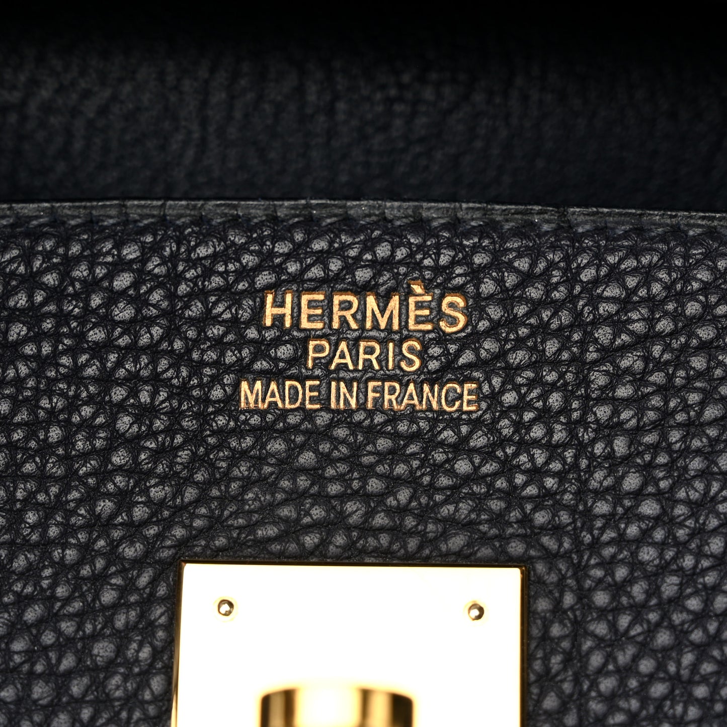 Togo Birkin 35 Bleu Indigo